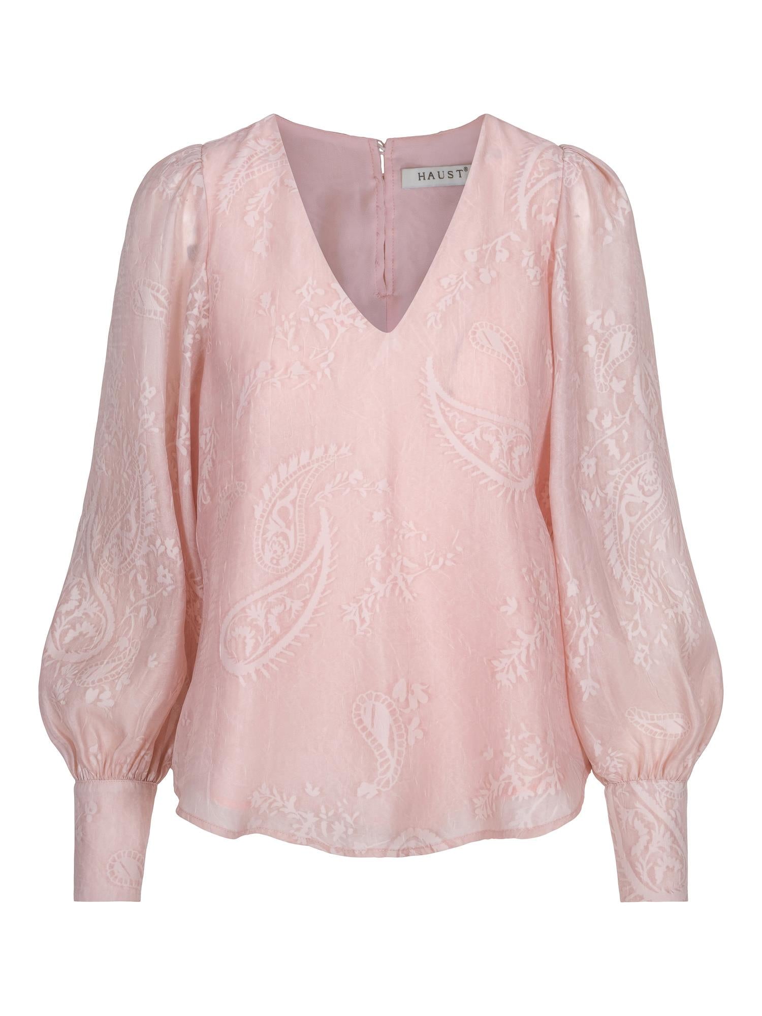 Button fab blouse Dusty Rose