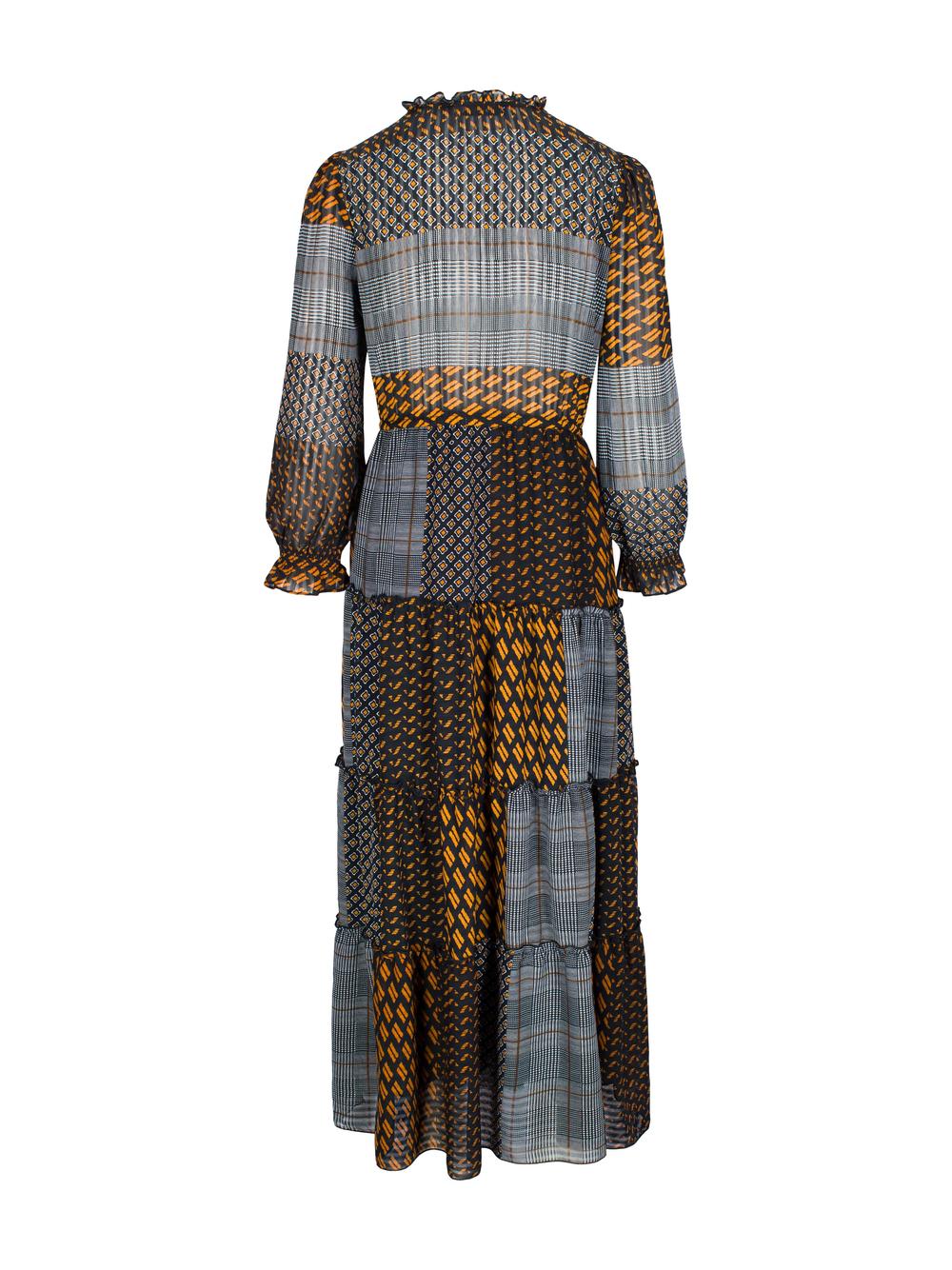 Mixed patchwork dress Multi