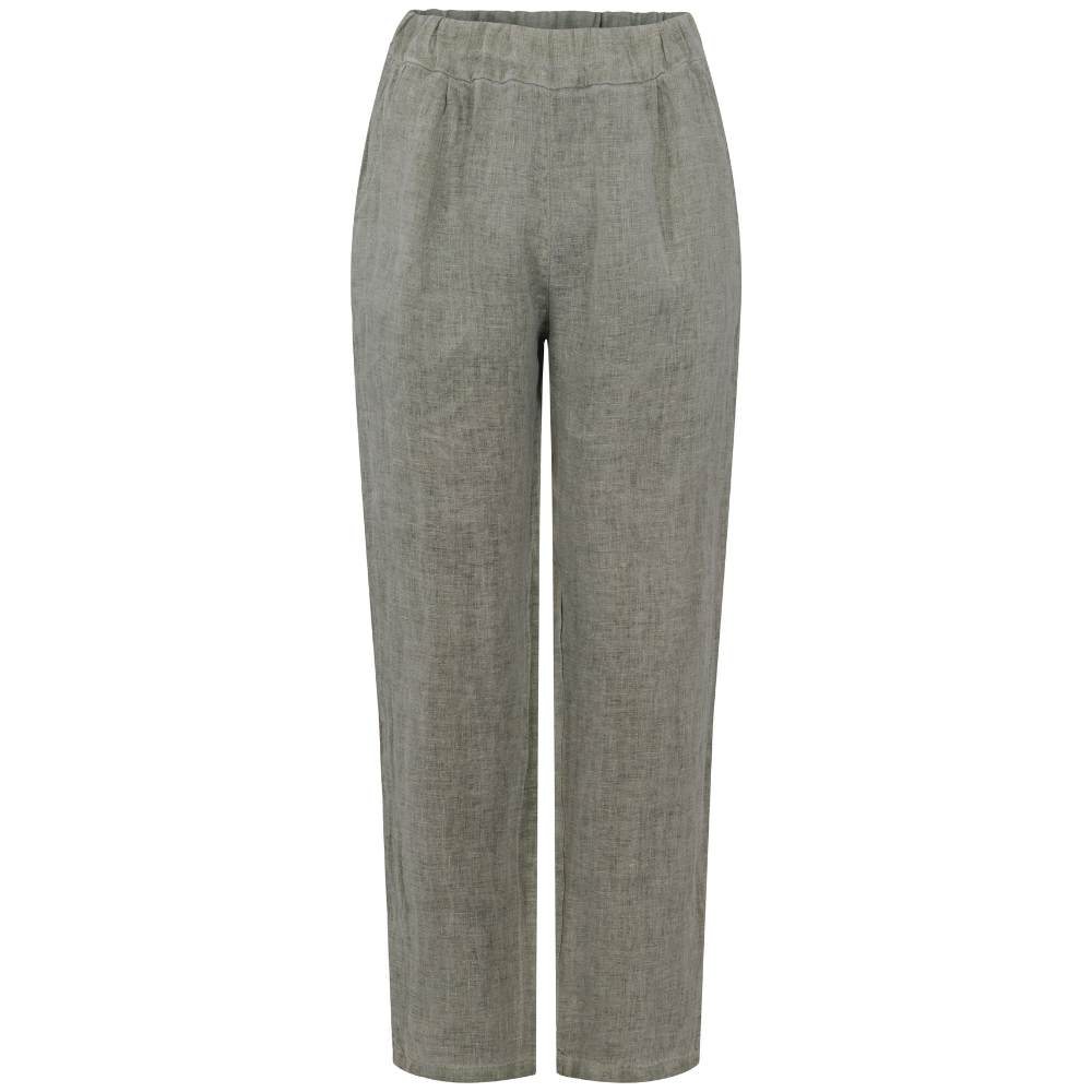 Linen trouser Green