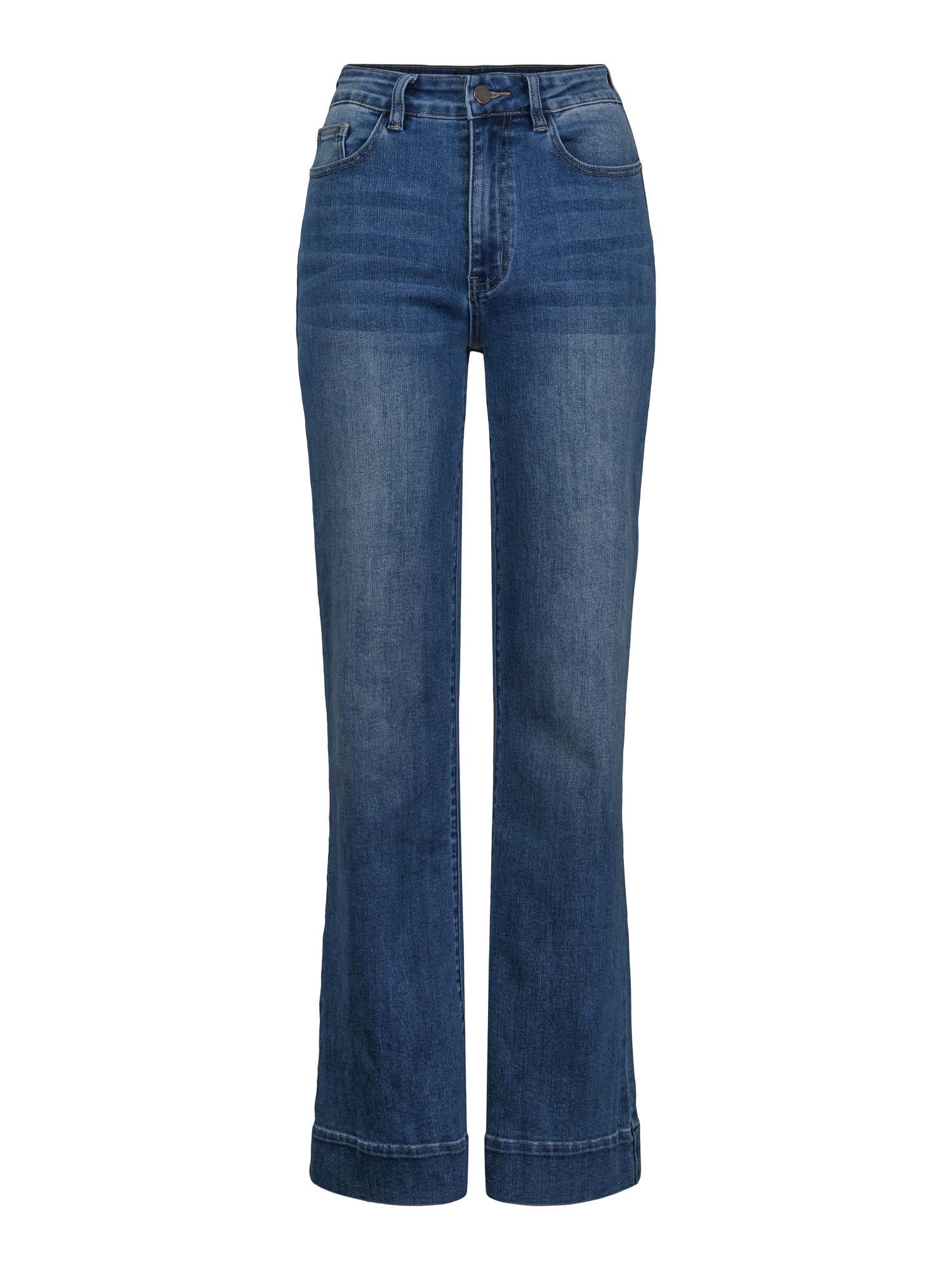55-287 FANNY jeans -bootcut 79 cm Mid-Jeans Blue