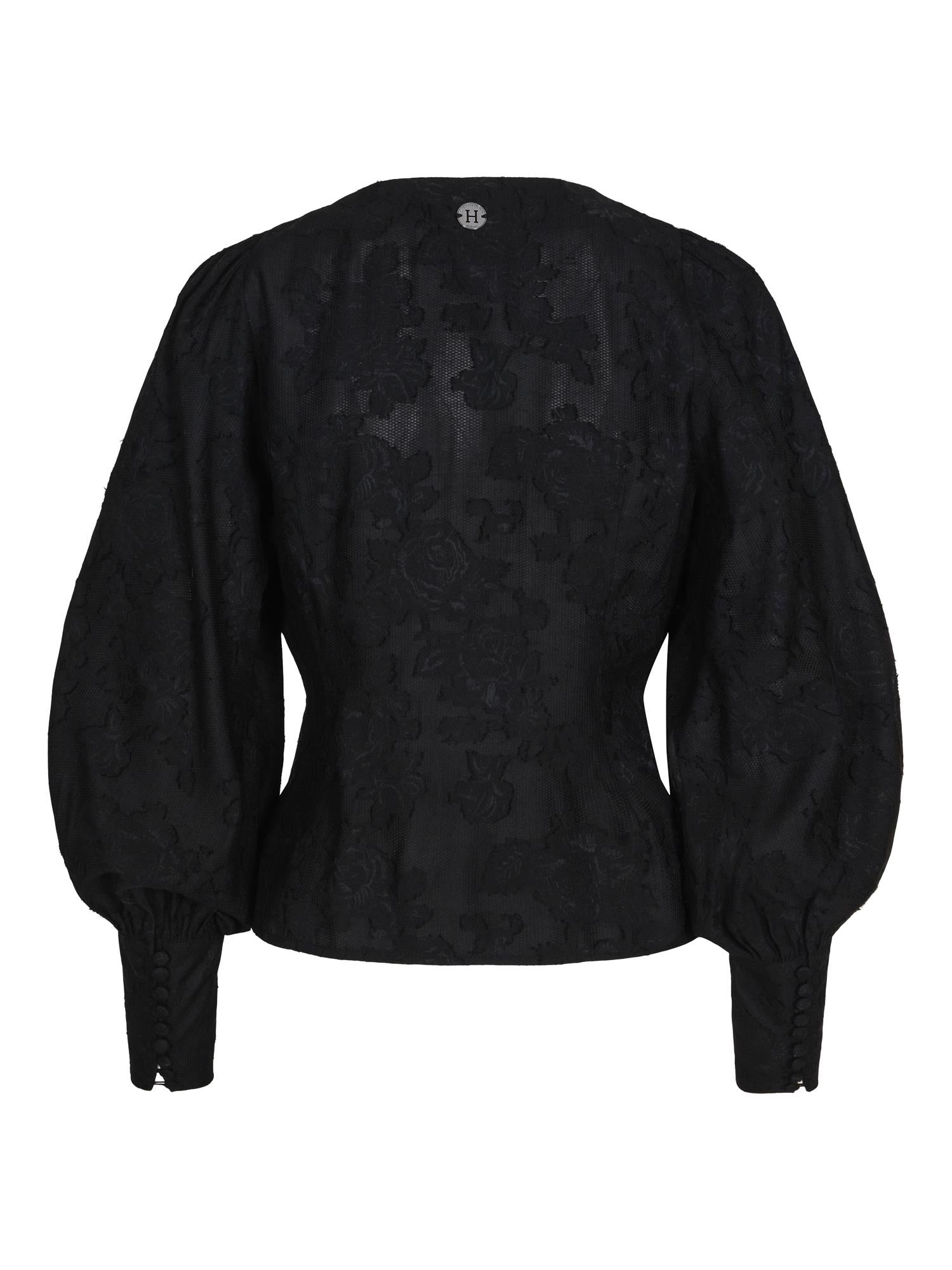 Rose - mesh blouse Black
