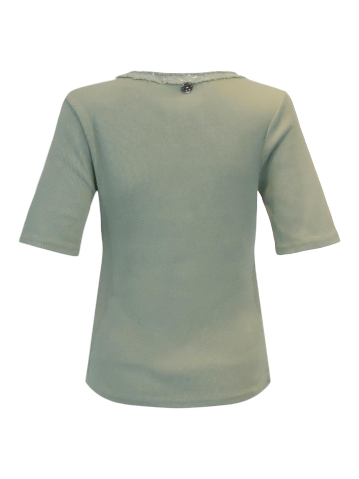 Sequins top Olivengrønn