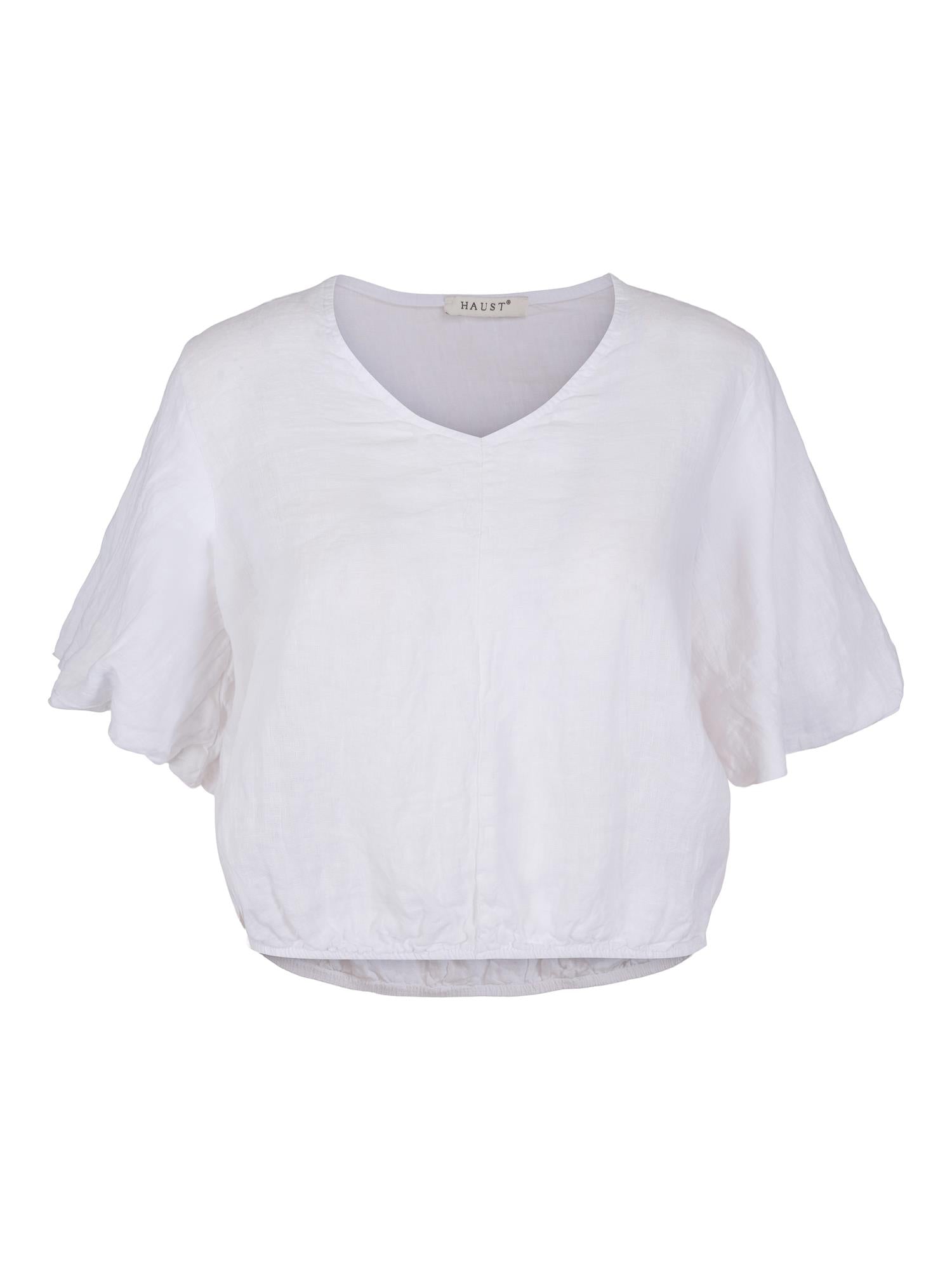 Short blouse Hvit