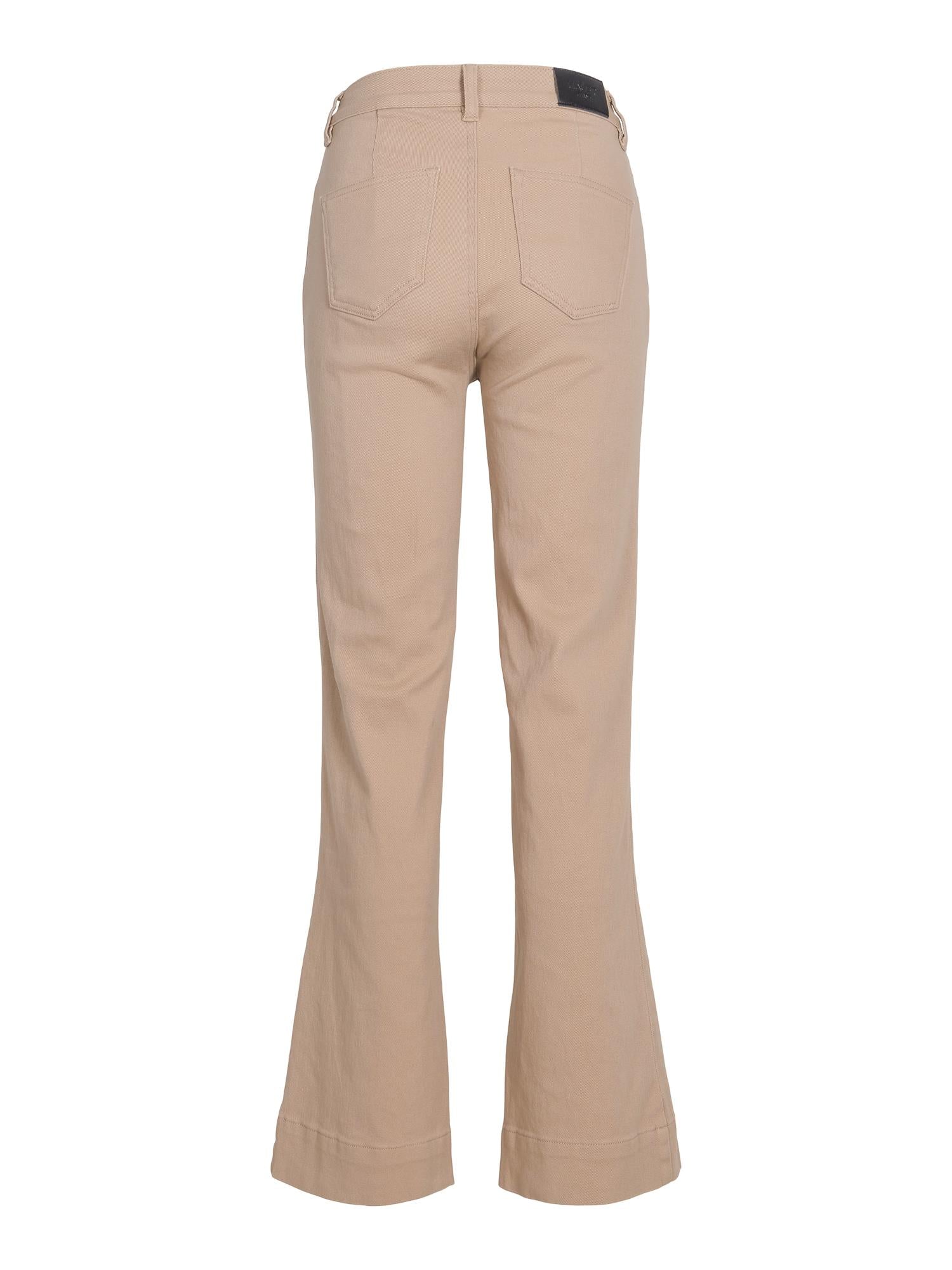 FANNY - Casual stretch twill trouser 79 cm Sand