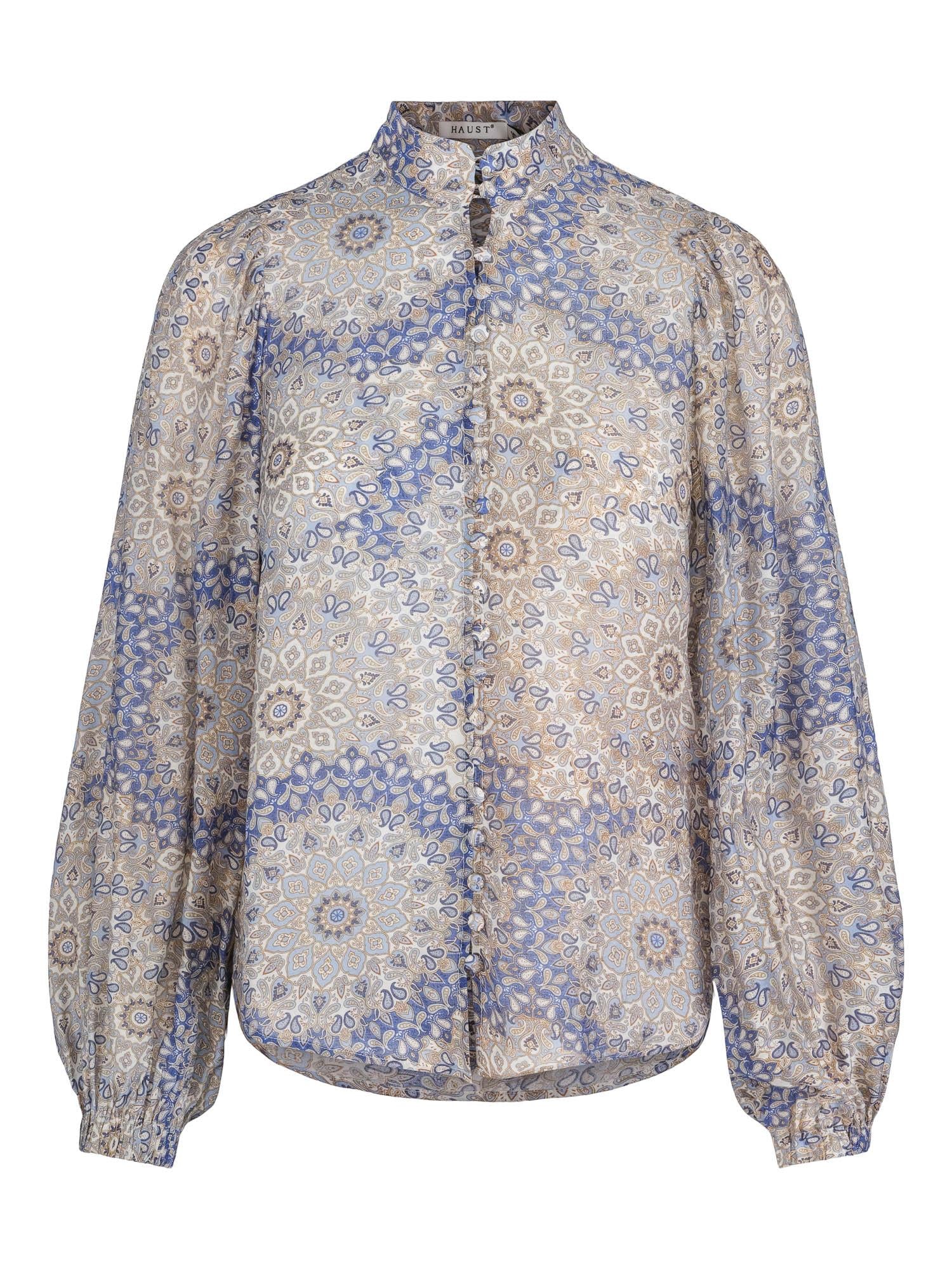 Button blouse Blå