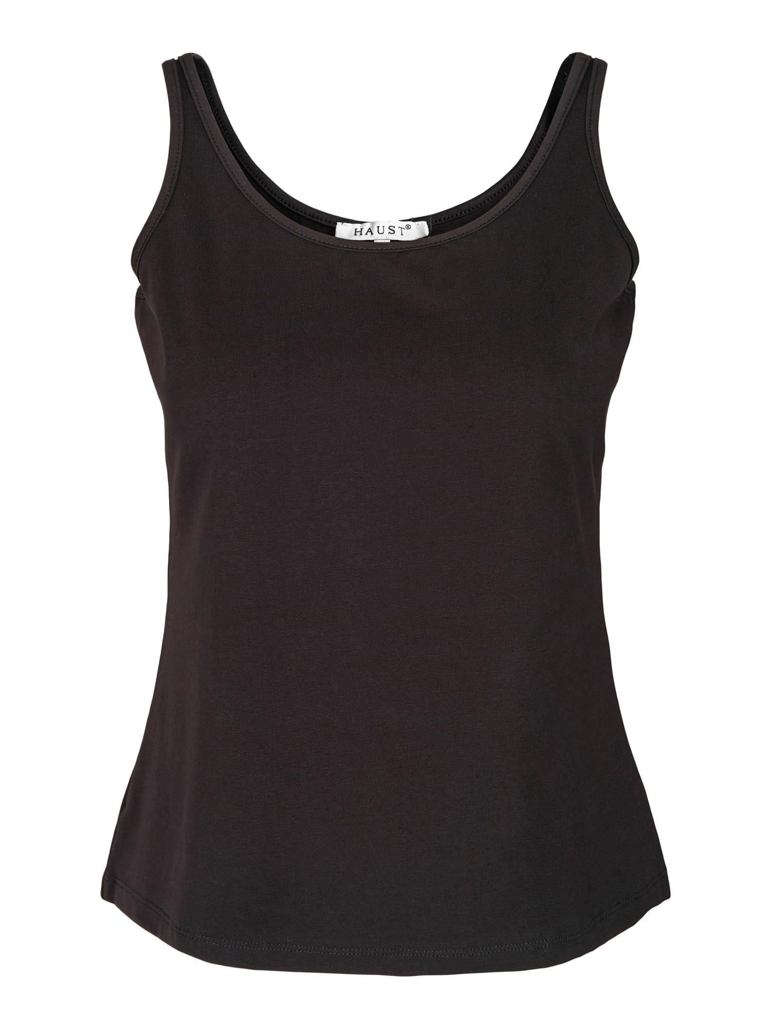 Cotton singlet Black