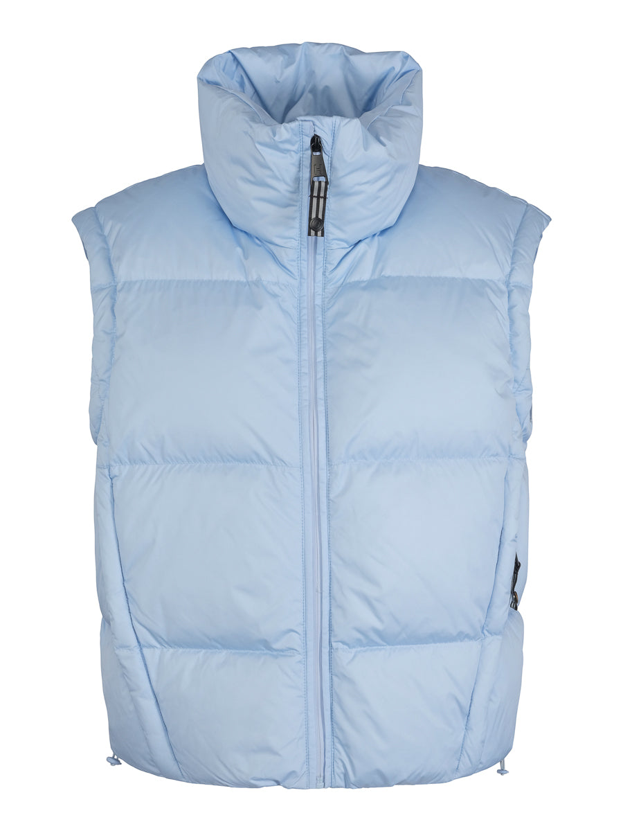 Down vest Lyseblå