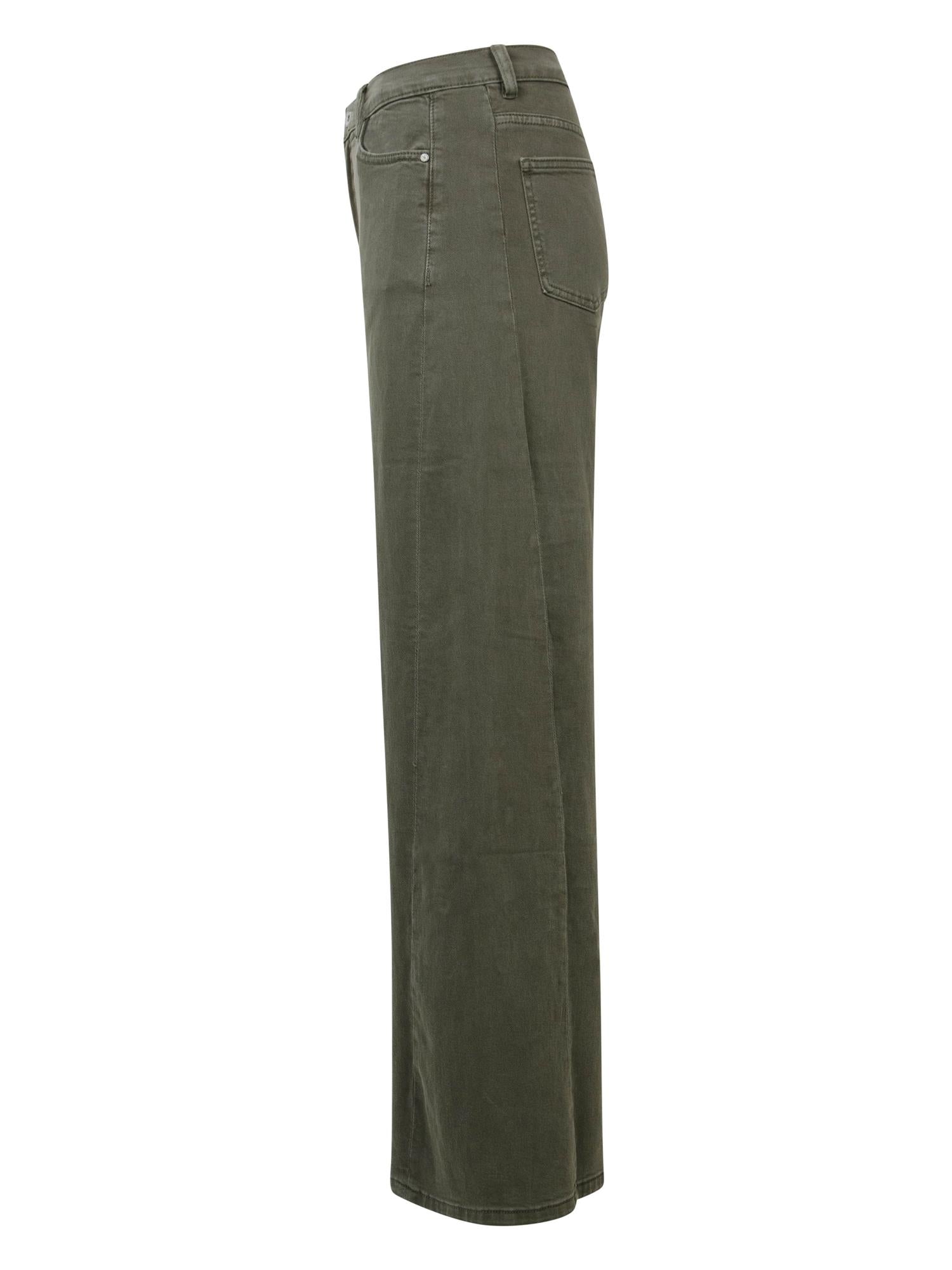 Wide fashion jeans Olive