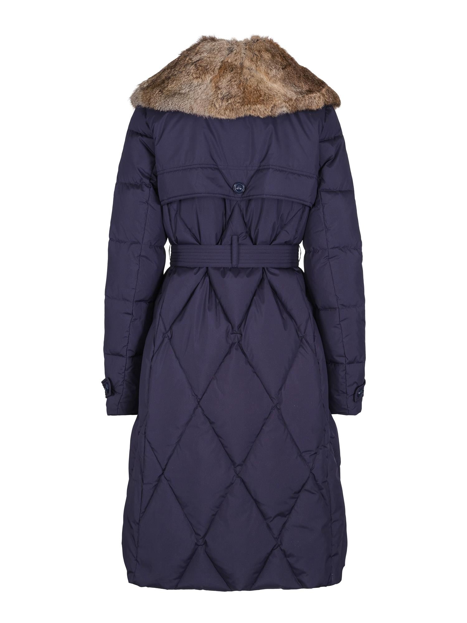 Fashion down coat Marineblå