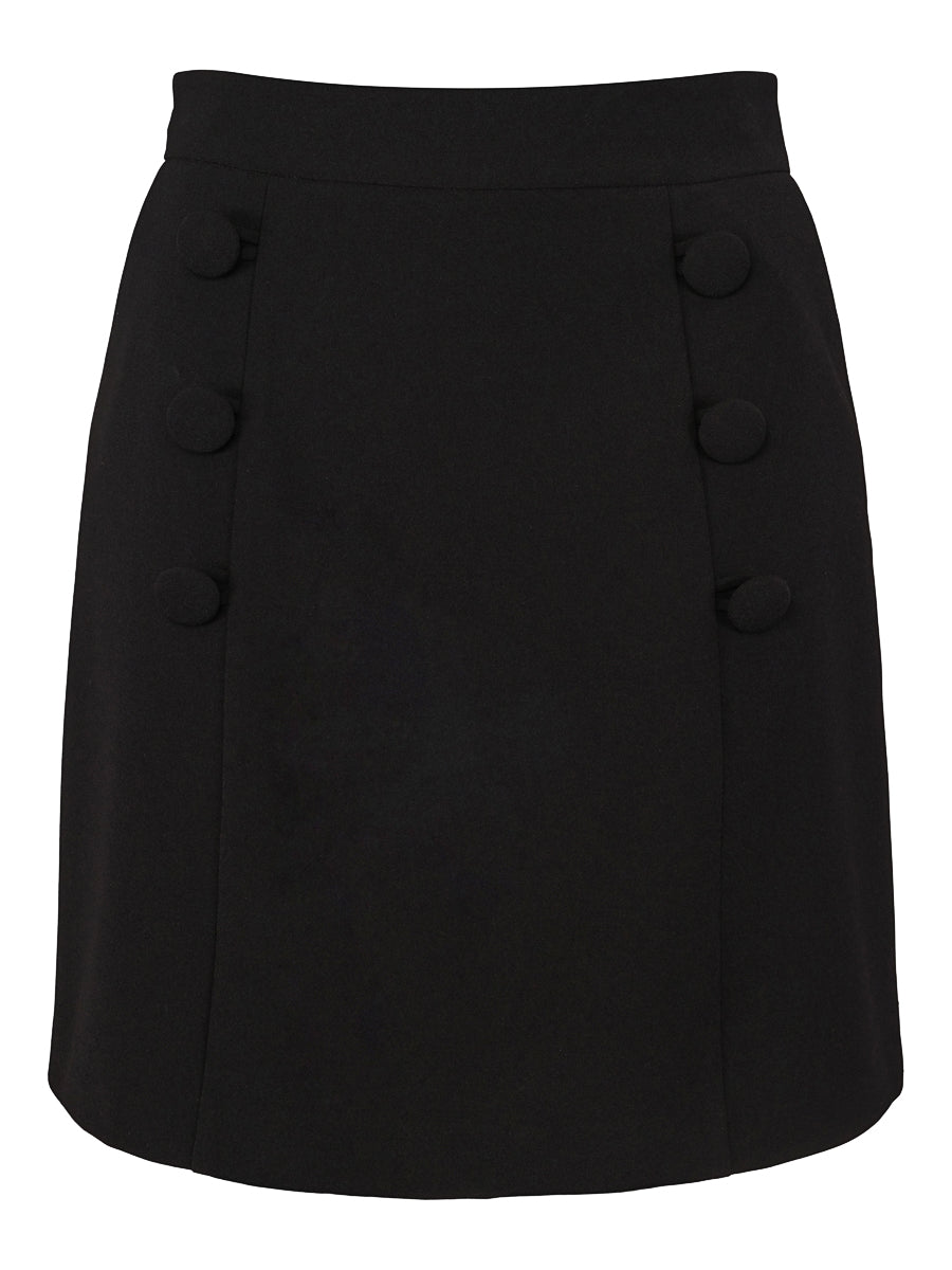 Buttons skirt Black