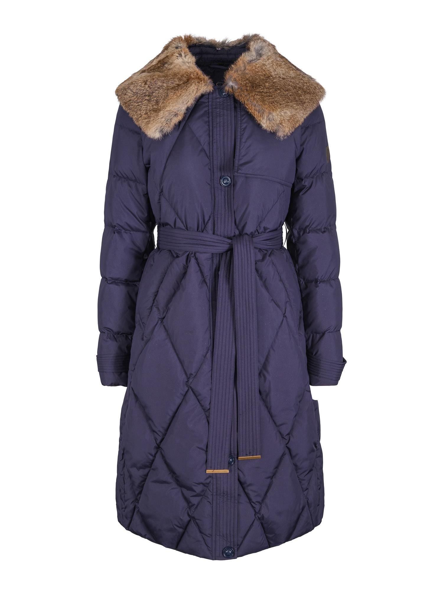 Fashion down coat Marineblå