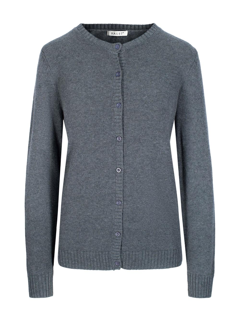 Patch cardigan Grey Mel.