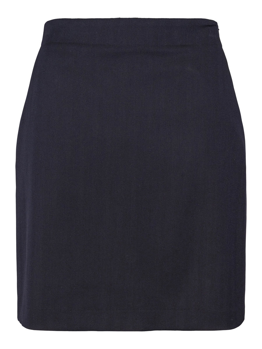 A-shape classic skirt Marineblå
