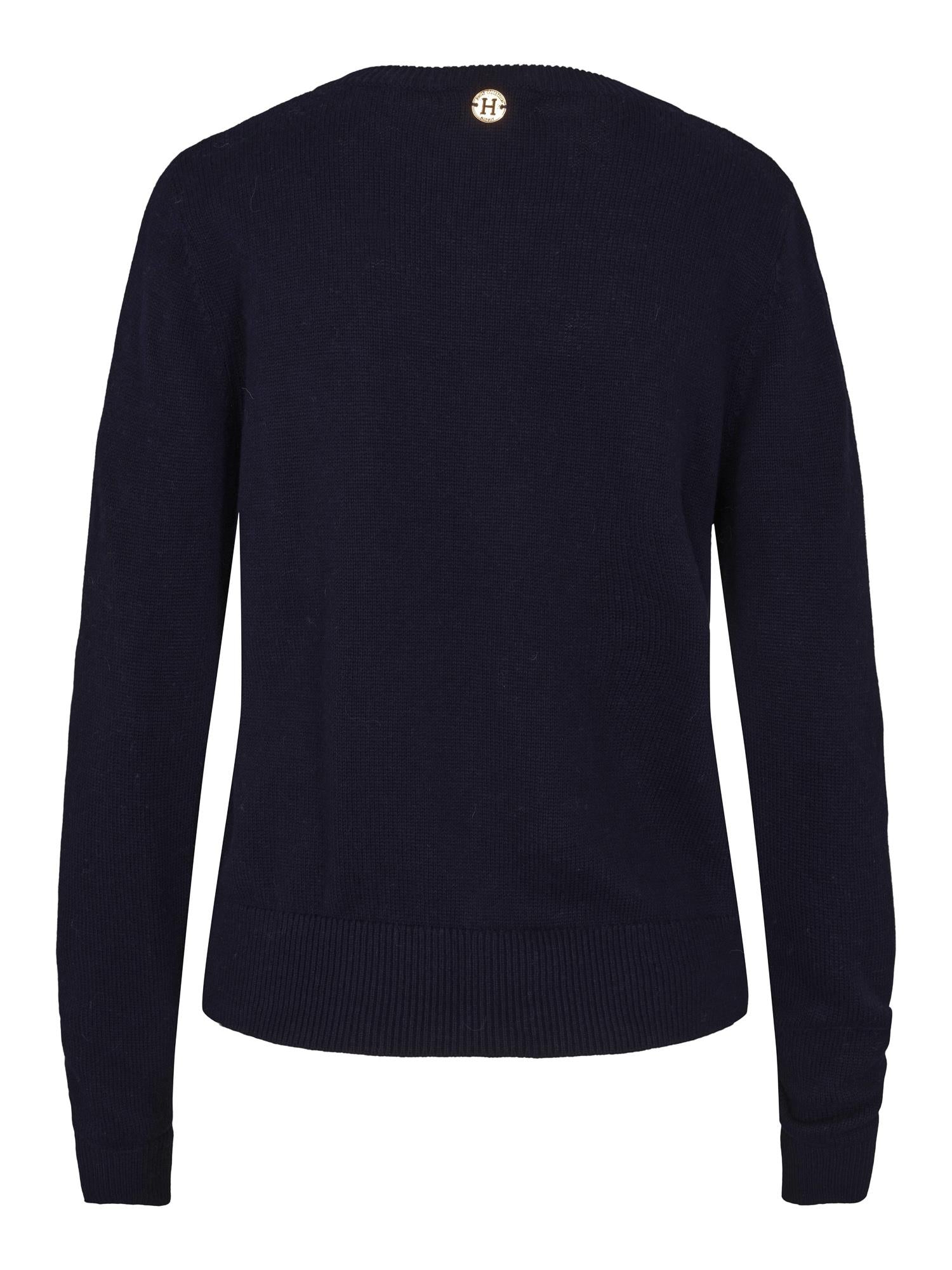 Classic knitted cardigan Navy