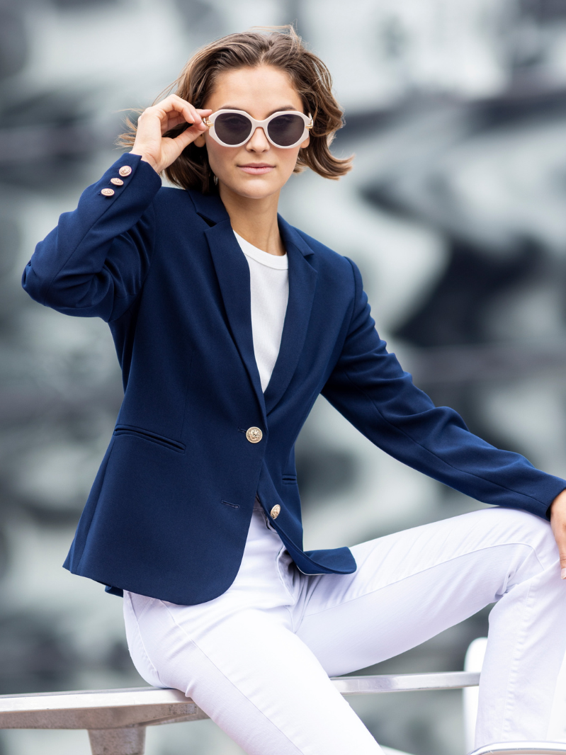 Classic logo blazer Marineblå