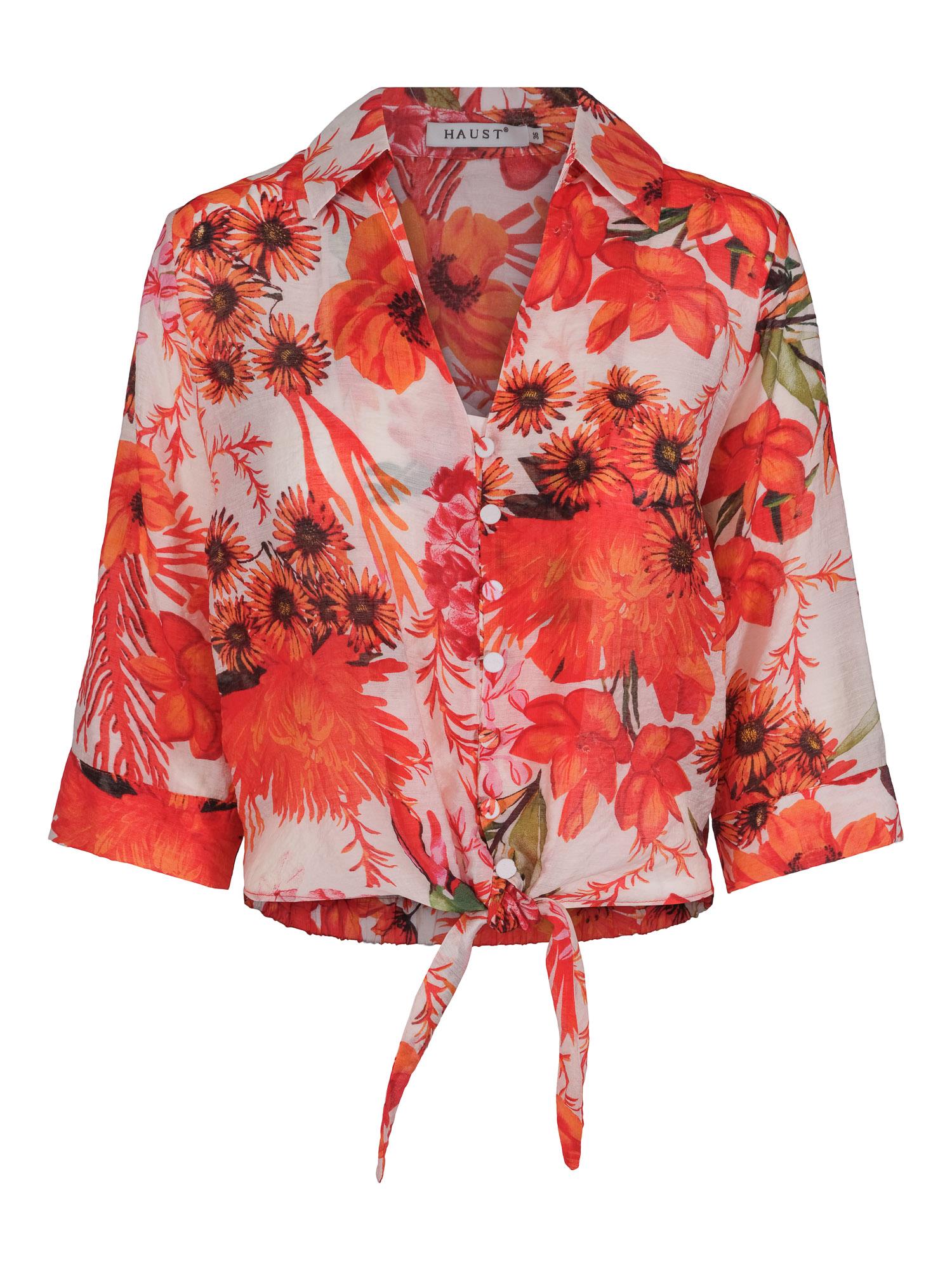 Casual printed tie shirt Blomstrete