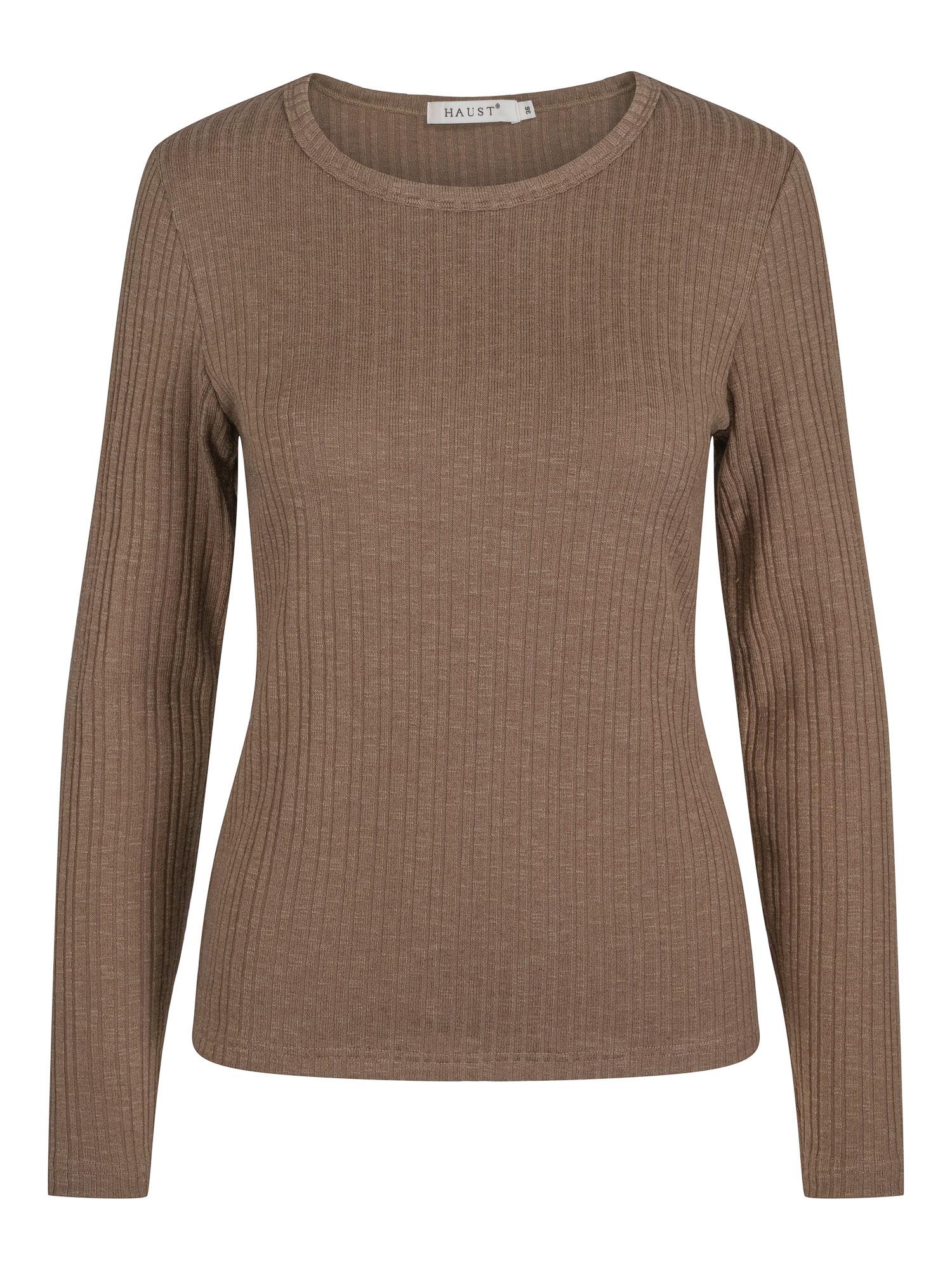 Rib top L/S Olivengrønn