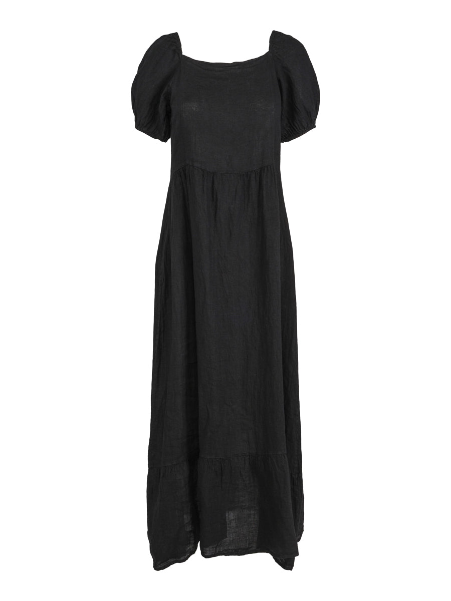 Long pocket dress Black
