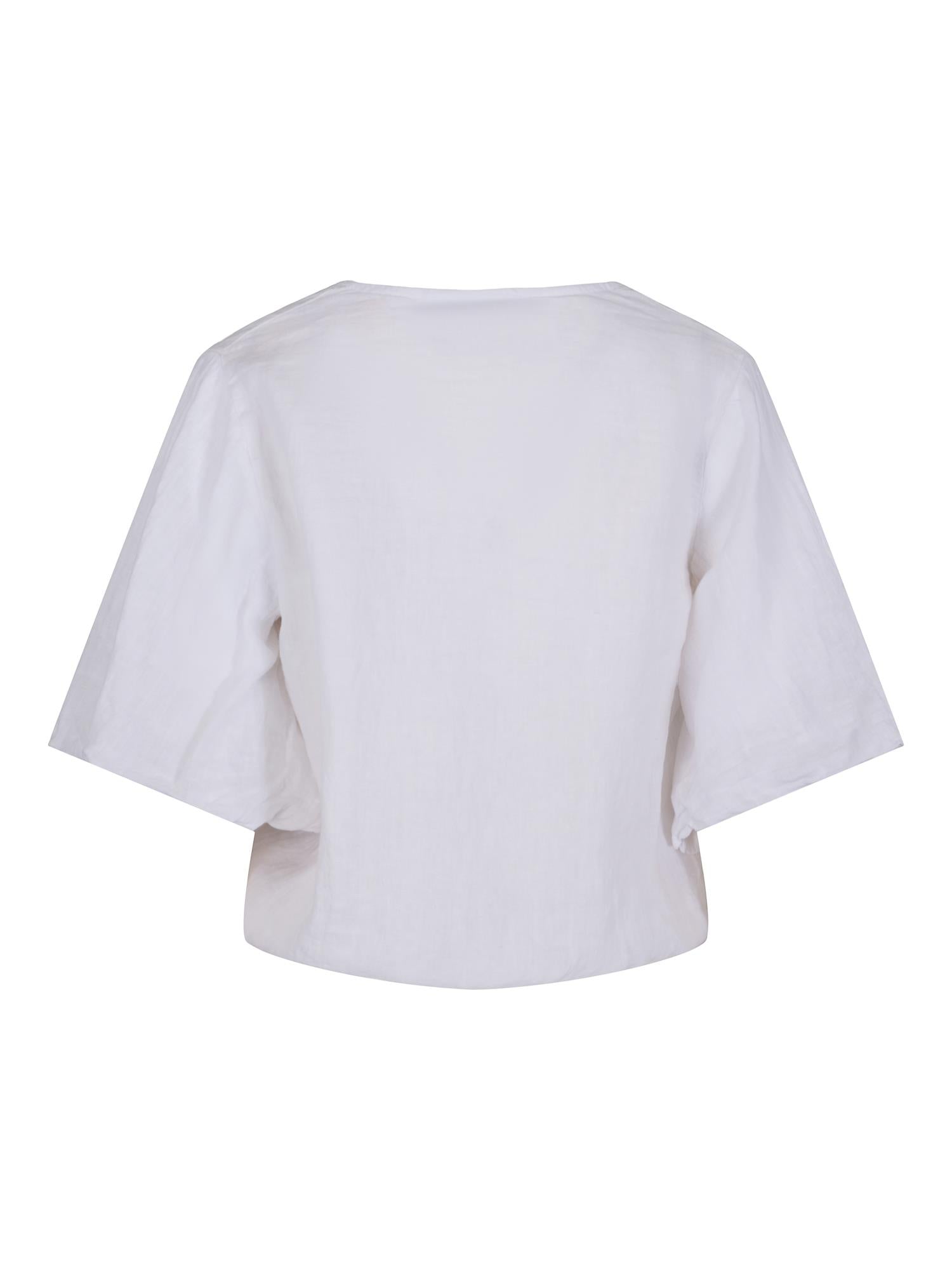 Short blouse Hvit