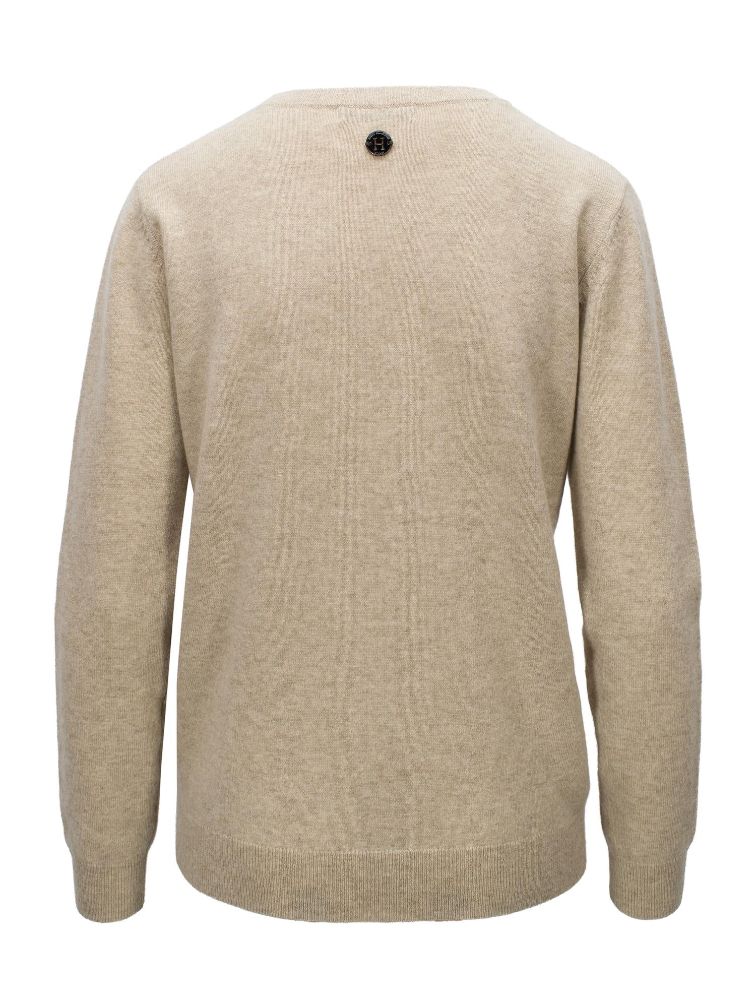 Cashmere Knitted Pullover Sand