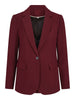 Casual tailored blazer Deep burgundy