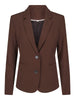 Classic blazer Mørkebrun