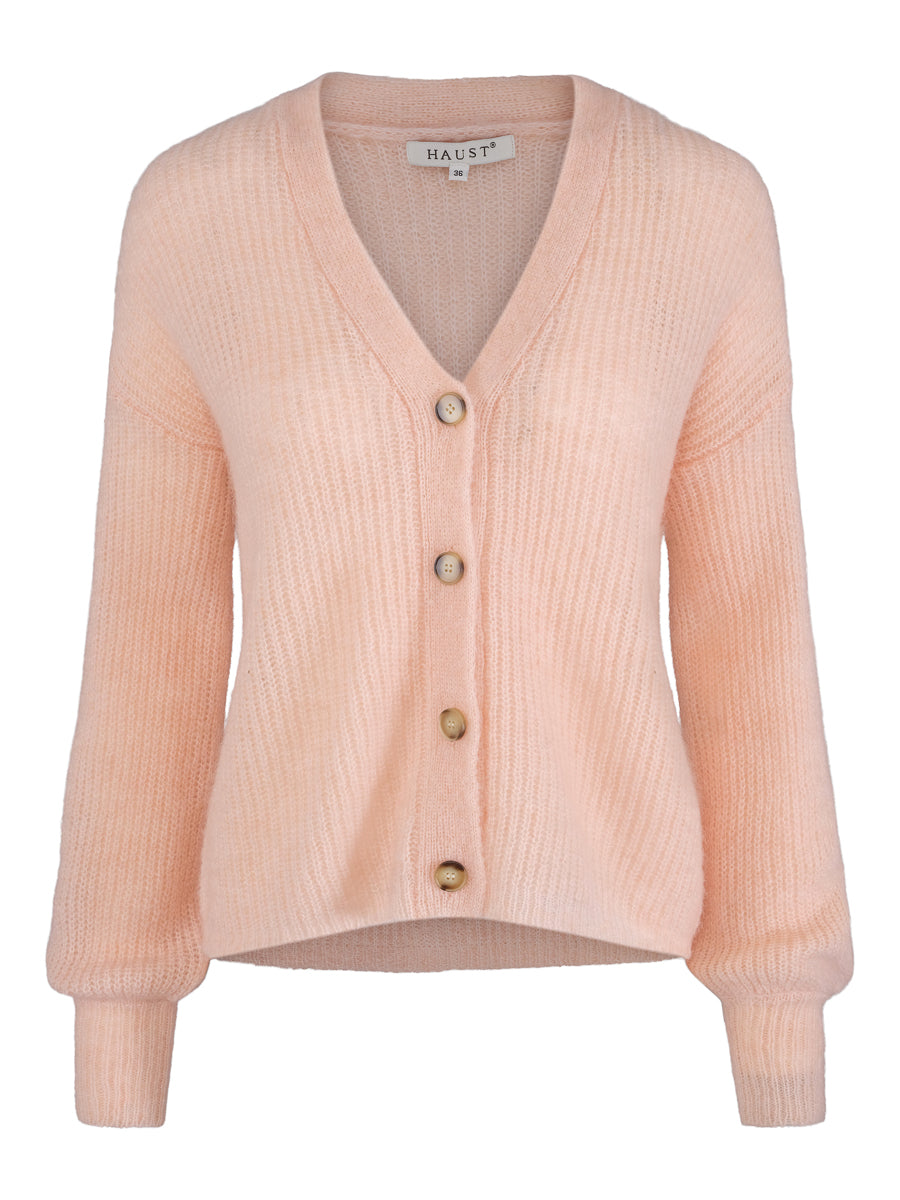 Mohair knitted cardigan Rose
