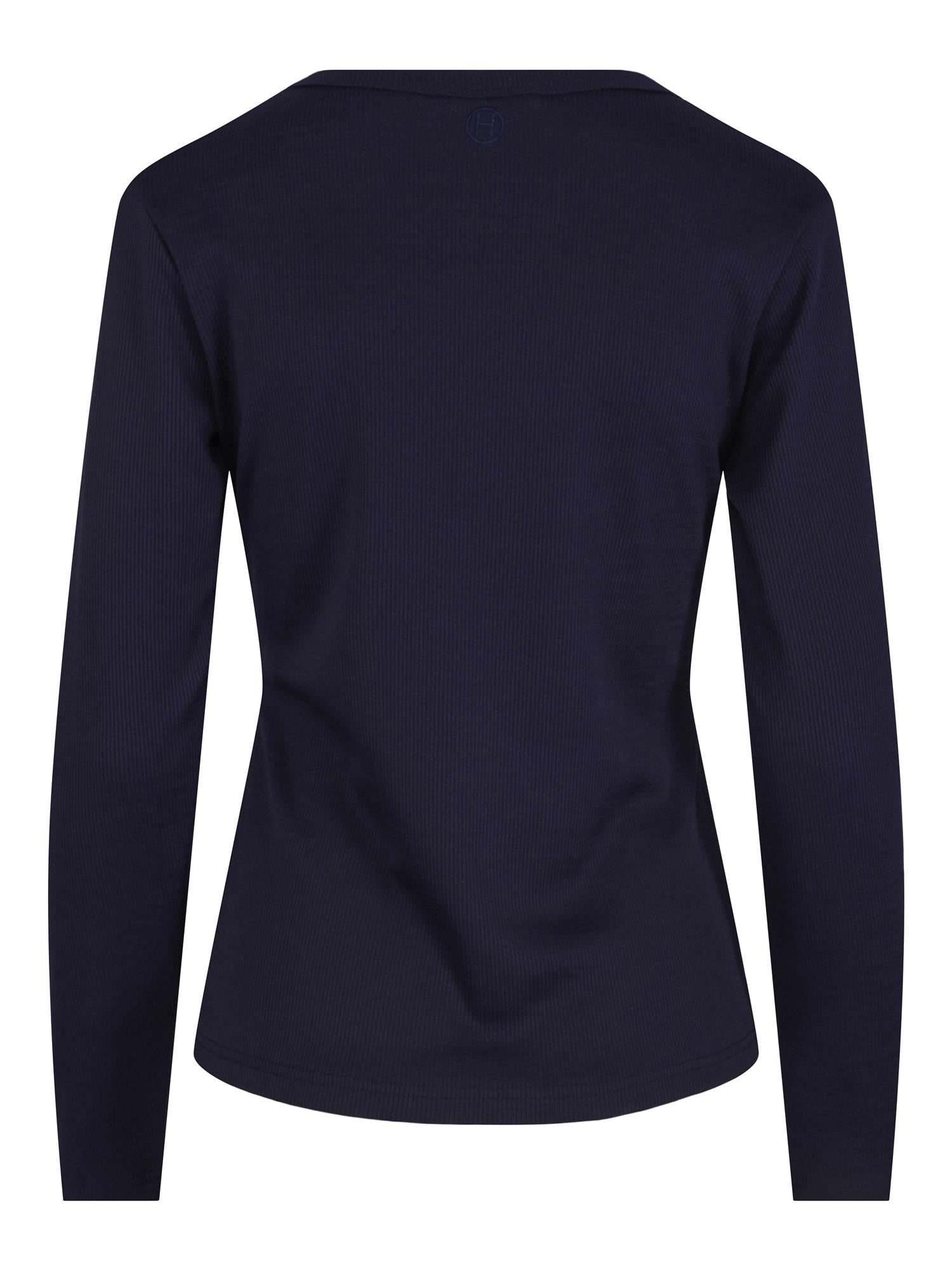 Rib top Navy