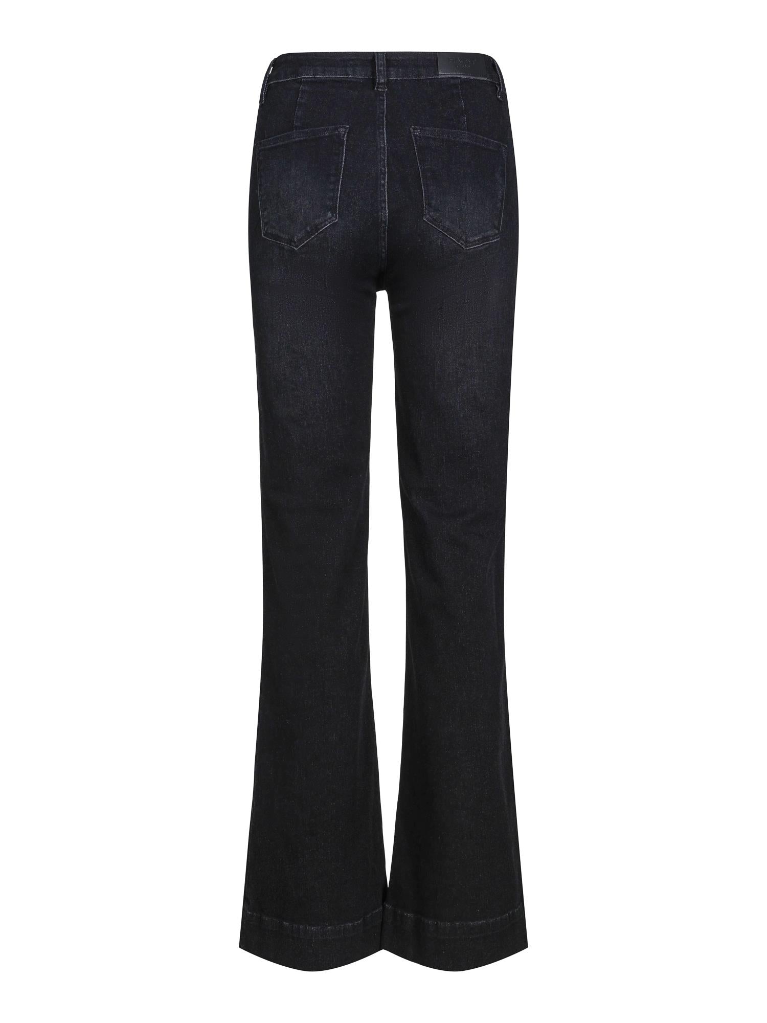 55-287 FANNY jeans -bootcut LONG 82cm Antrasit