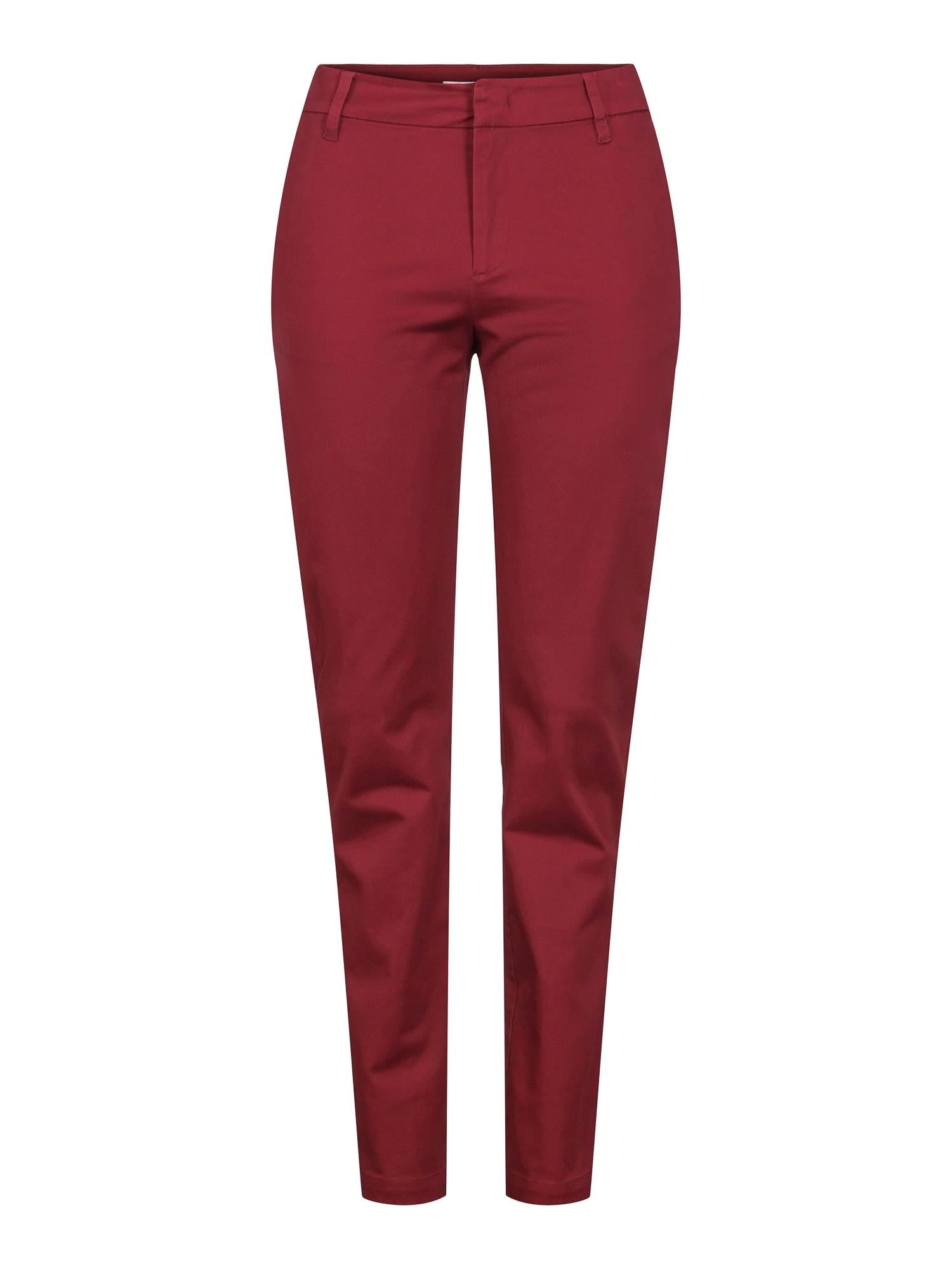 Chinos cotton stretch Burgunder