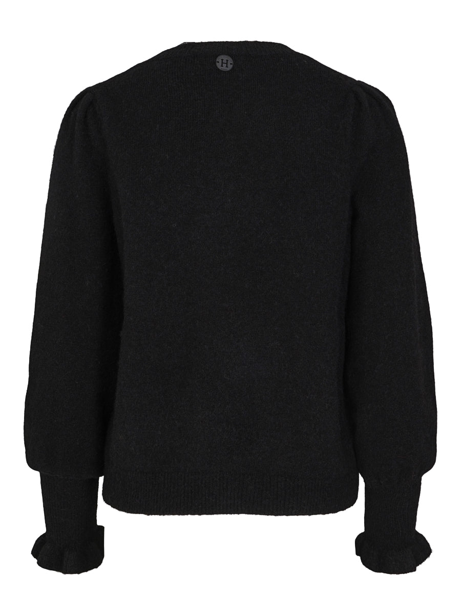 Mohair cardigan Black