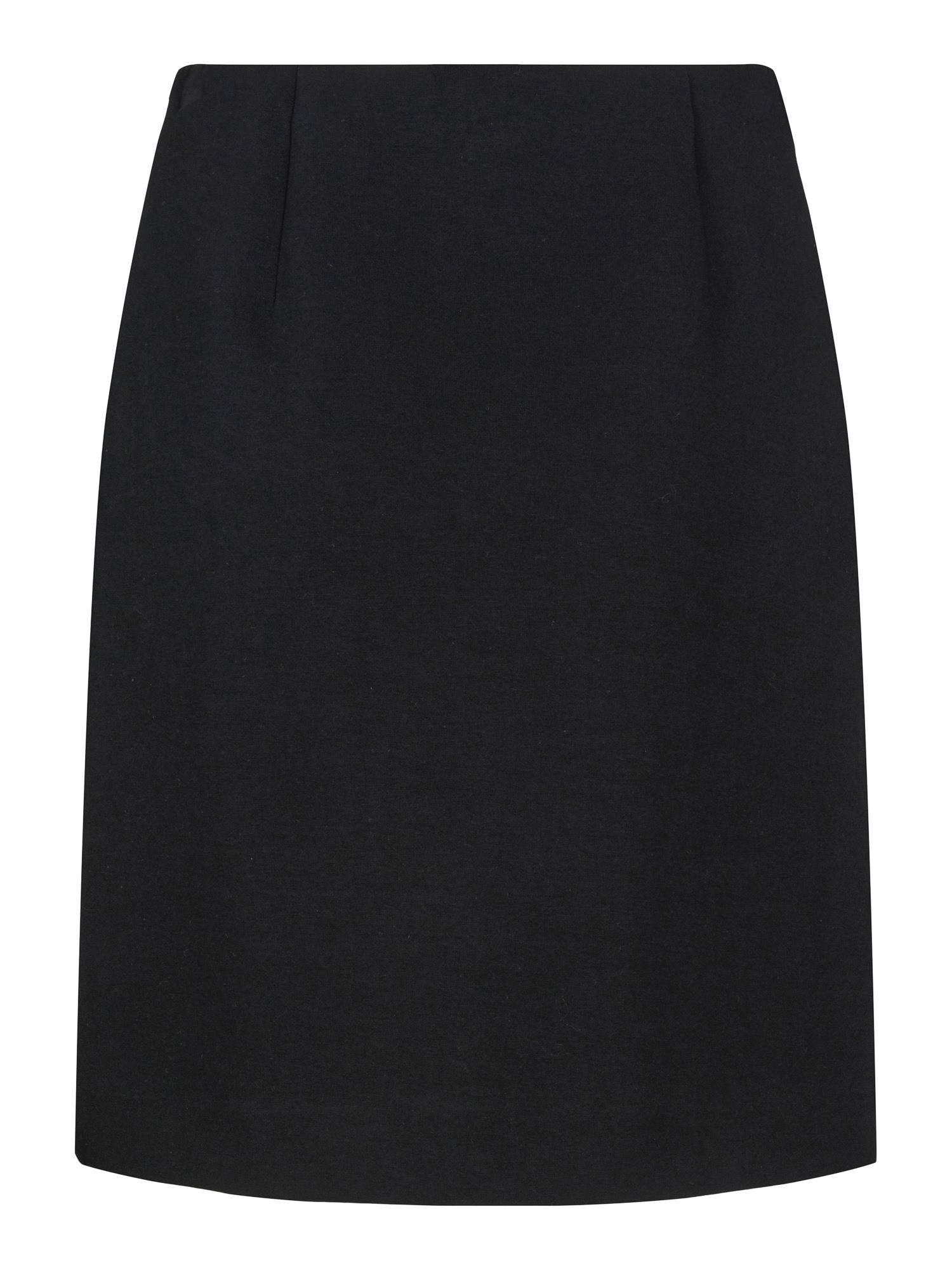 Jersey skirt Sort