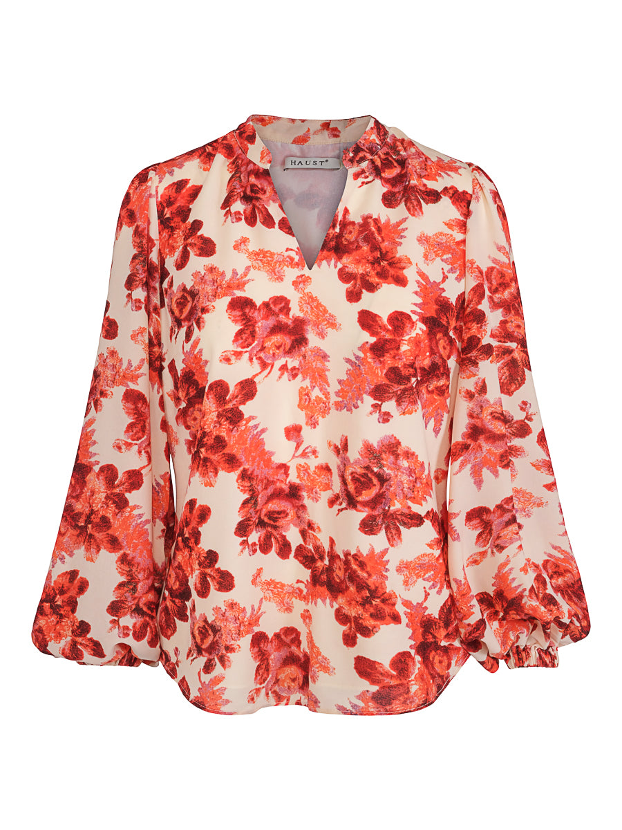 Best blouse Red Flower