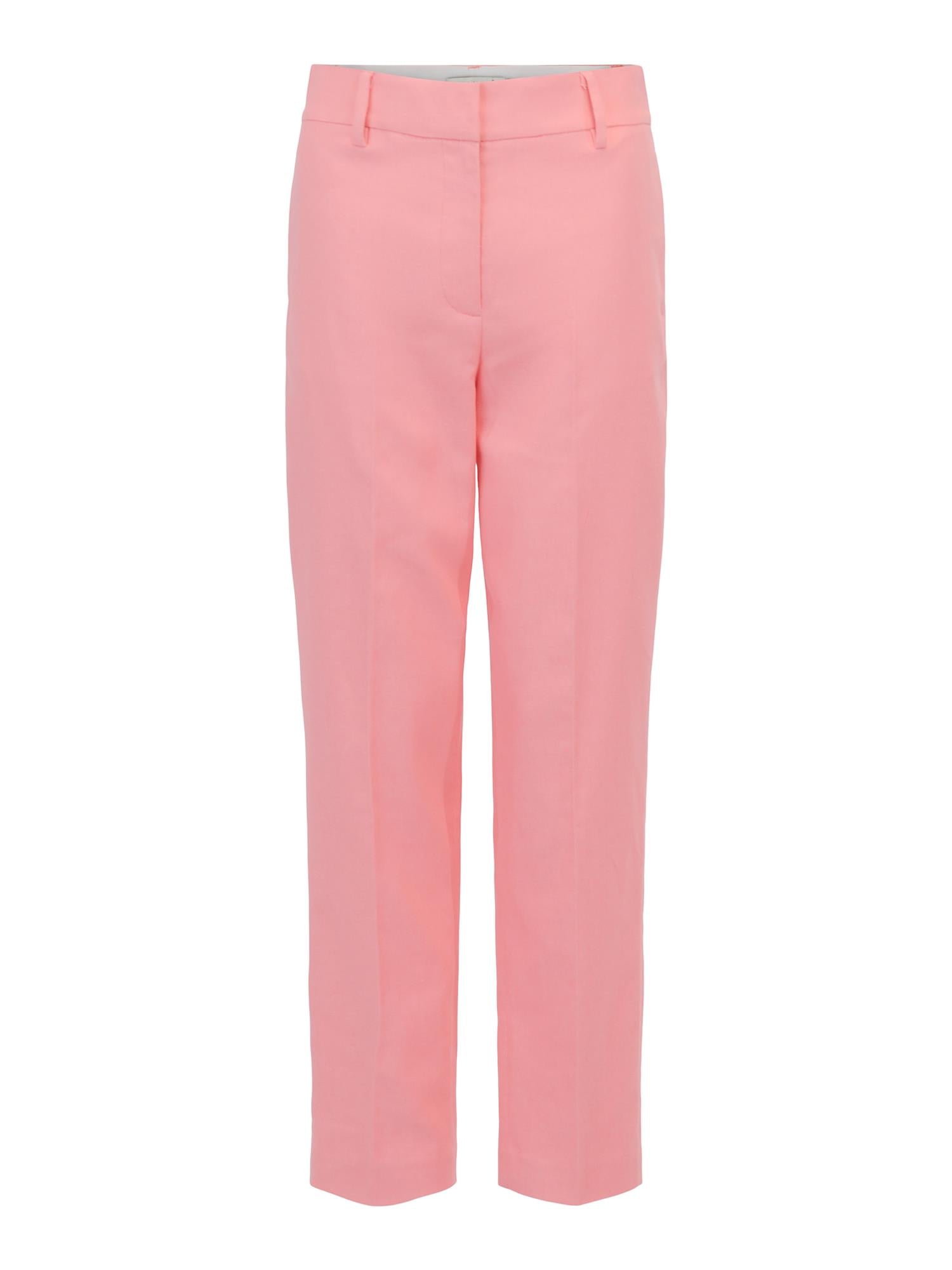 Linen classic fashion trouser Korall