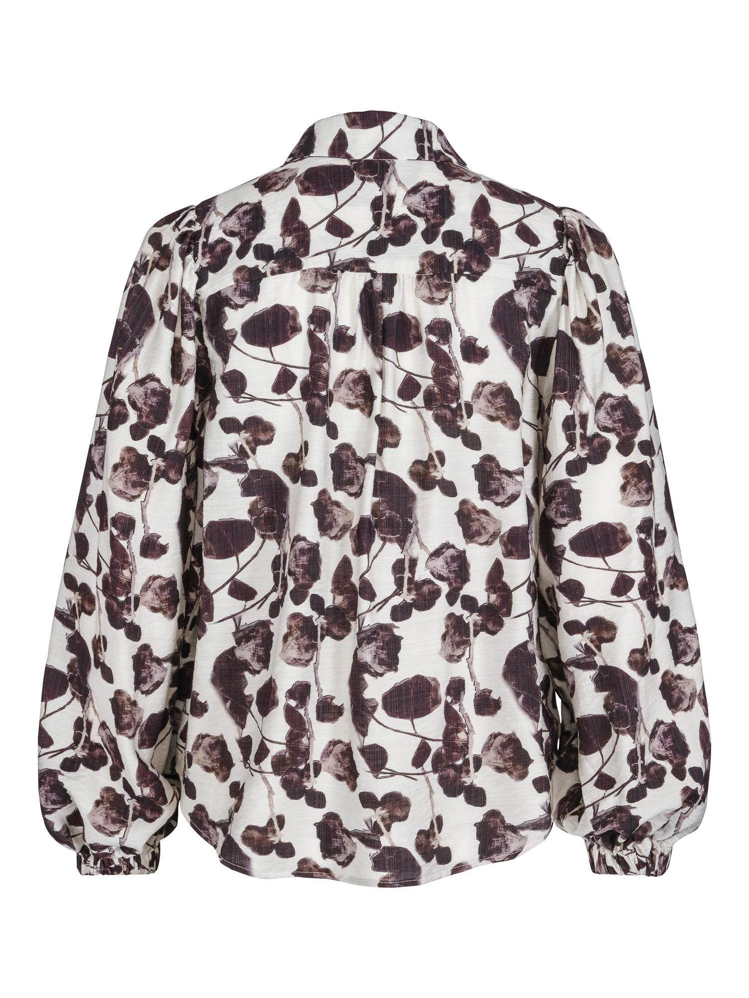 Feminine blouse Brun