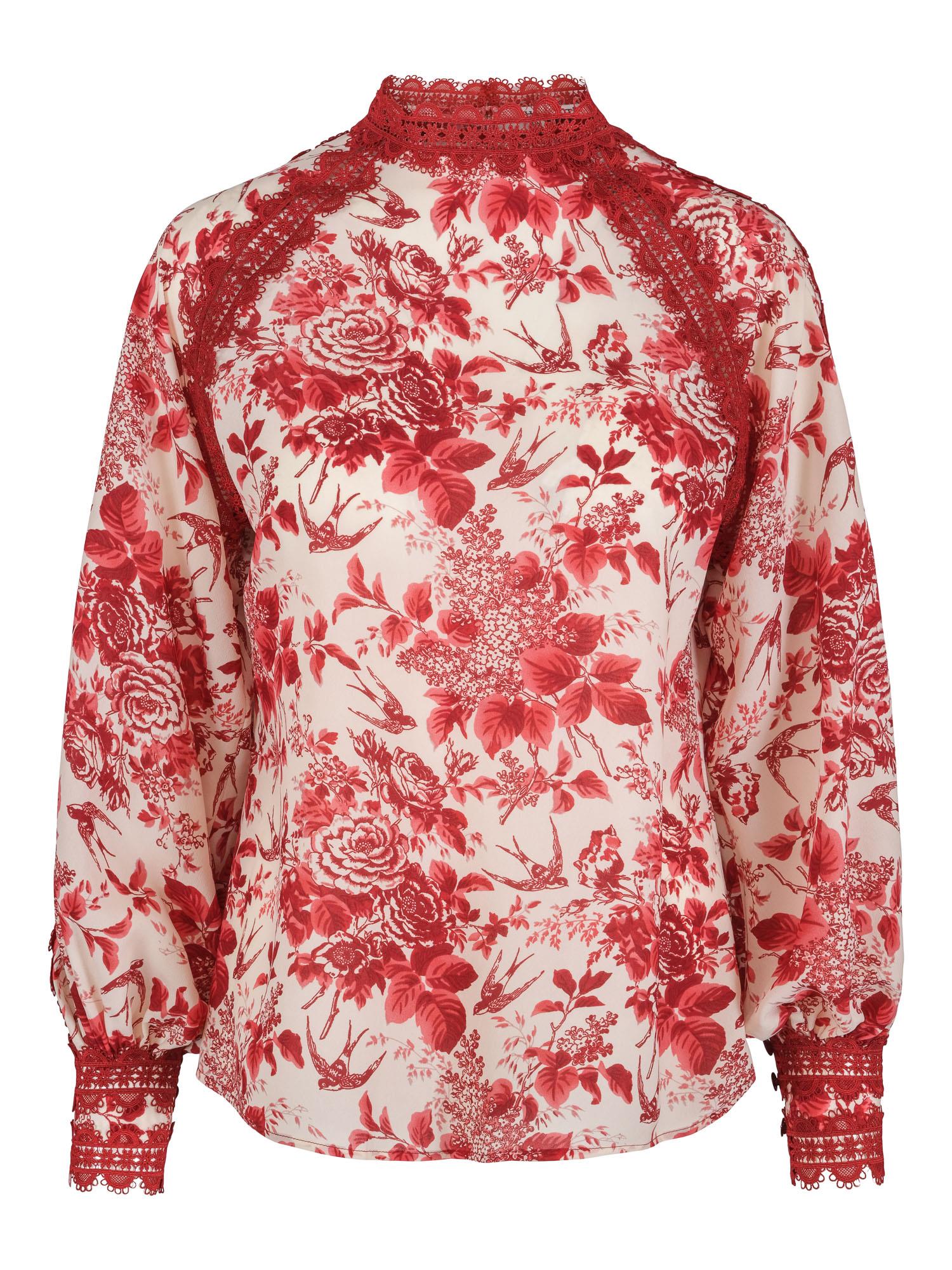 Feminine ribbon blouse Blomstrete