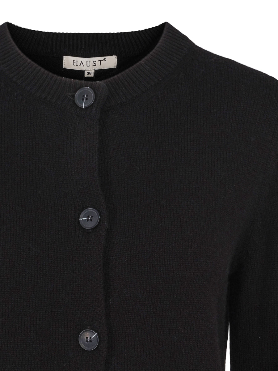 Classic knitted cardigan Black