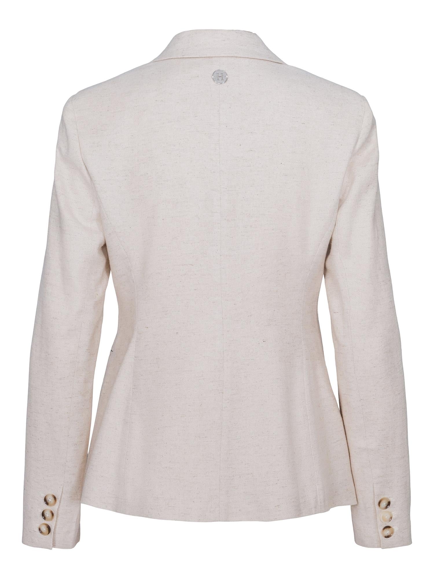 Linen tailored blazer Nature