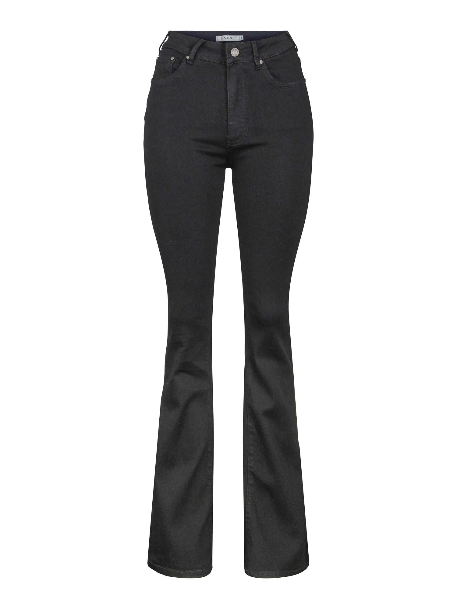 Flared jeans Sort