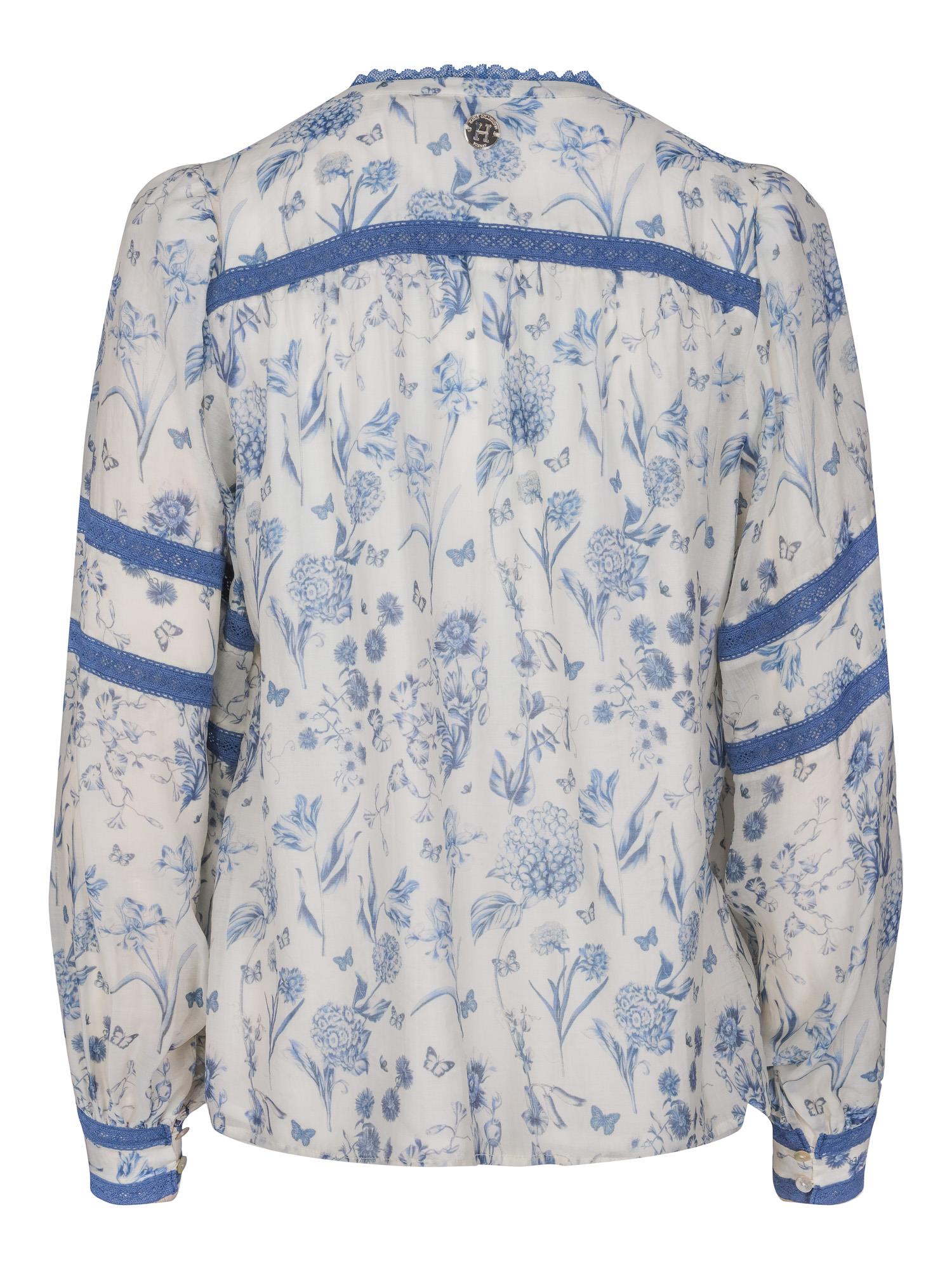 Lace detailed blouse Blue