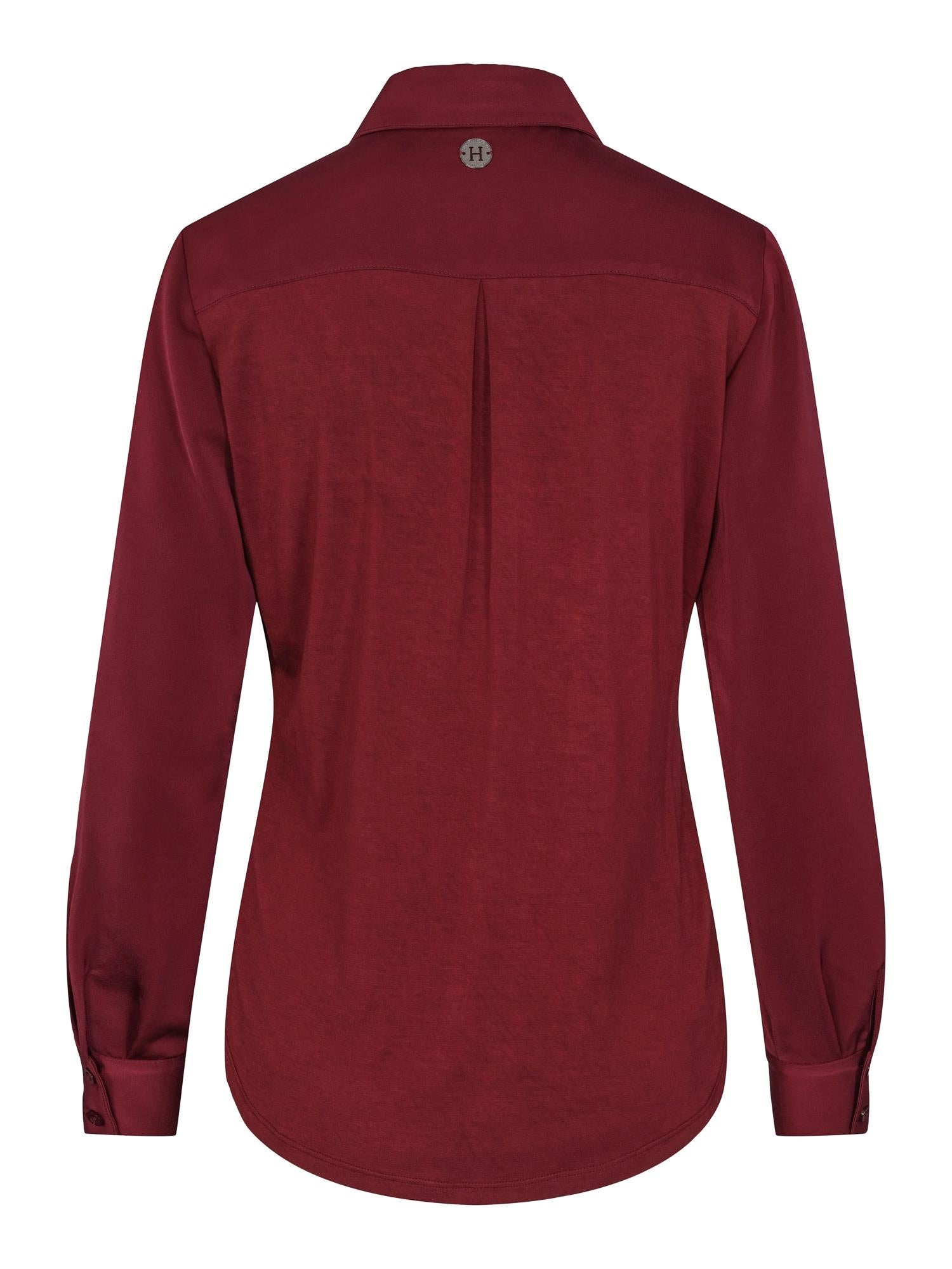 55 835 Everyday shirt Deep burgundy