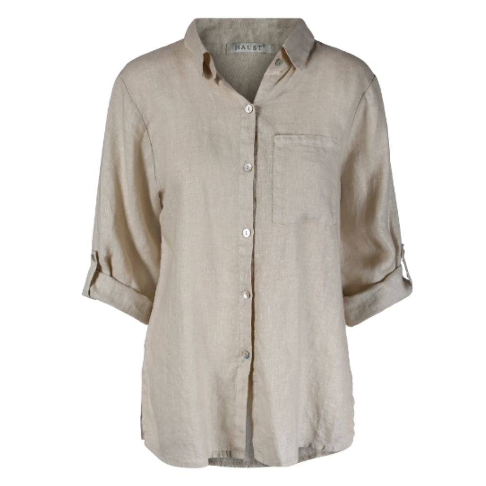 Casual linen shirt Light Sand