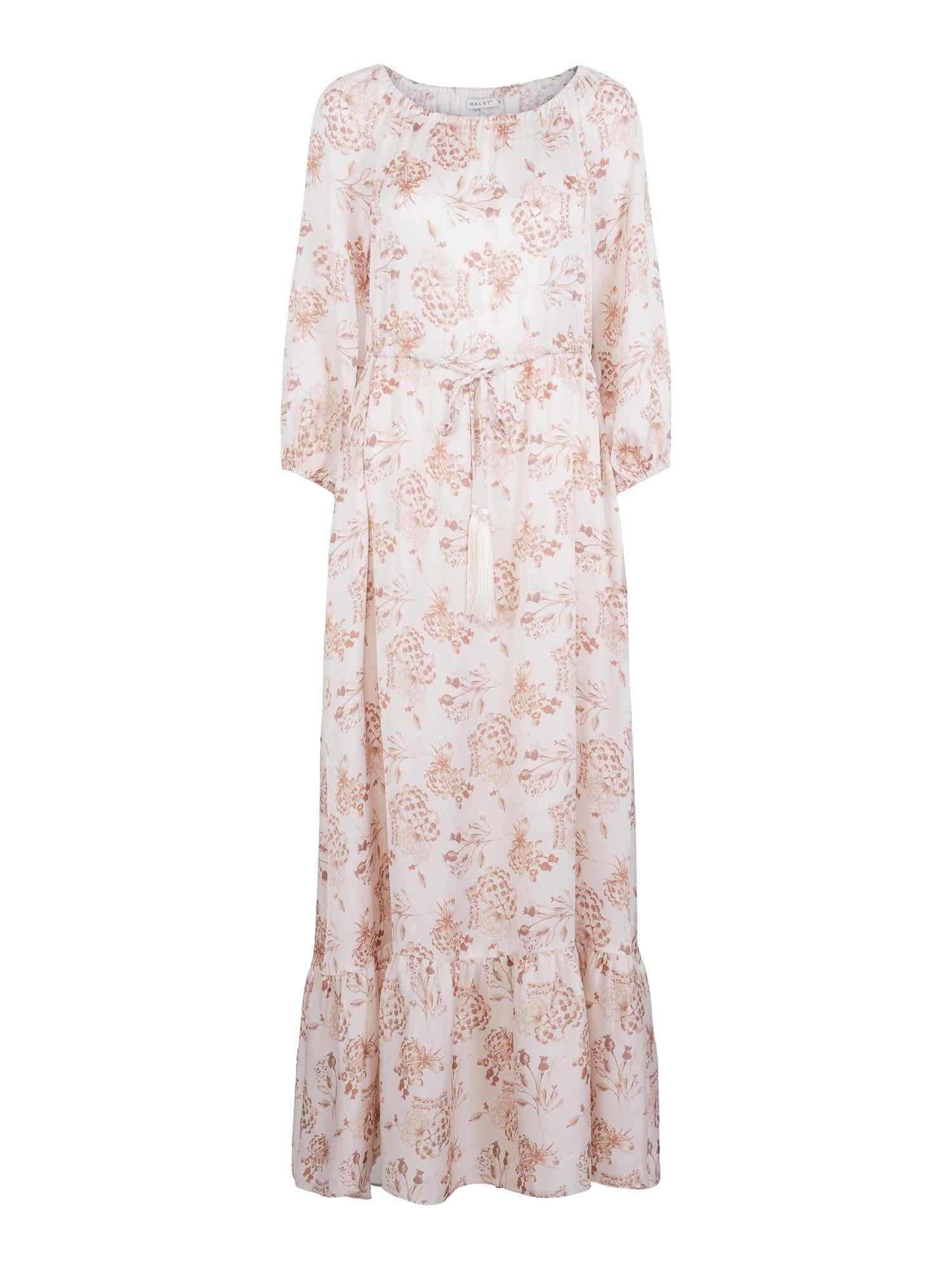 Long feminine dress Sand