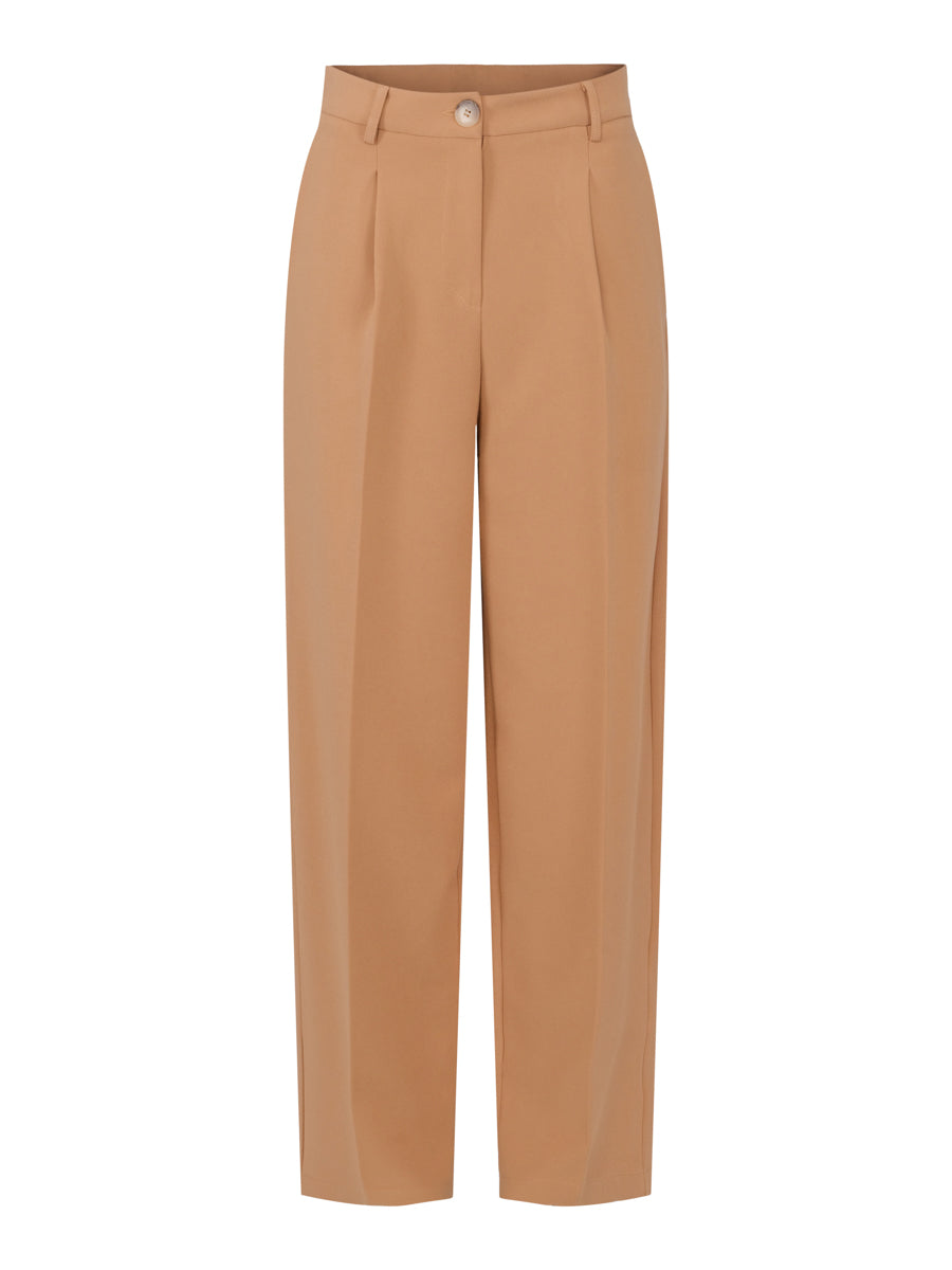 Heavy classic wide trouser Camel