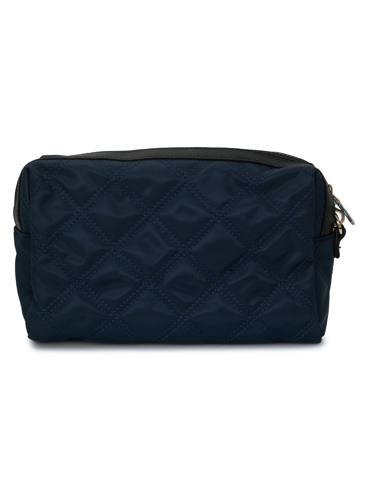 55-896 Quilted toilet bag  Marineblå