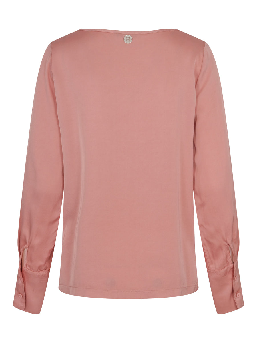 Satin blouse Dusty Rose