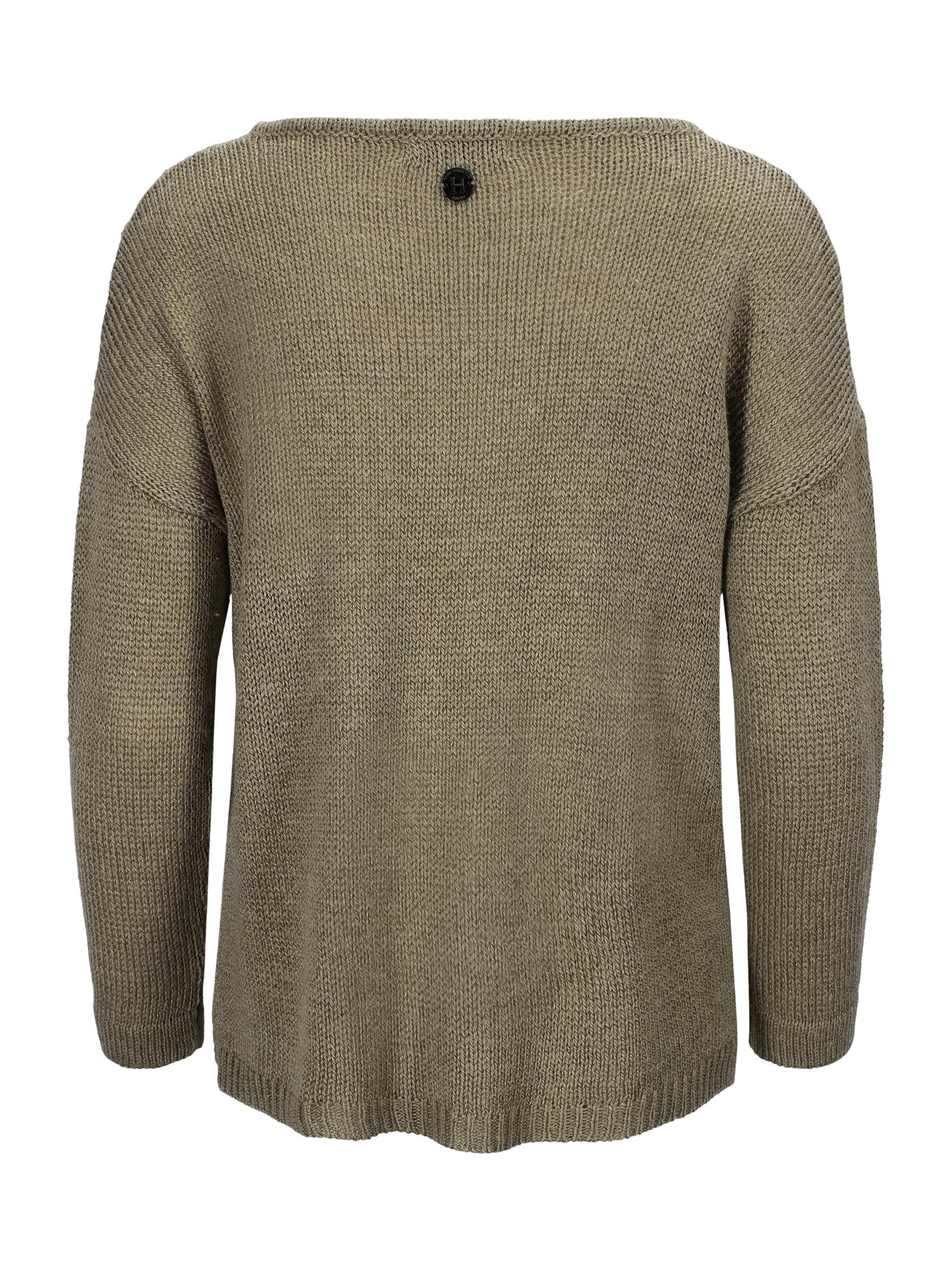 Linen pocket pullover Sand