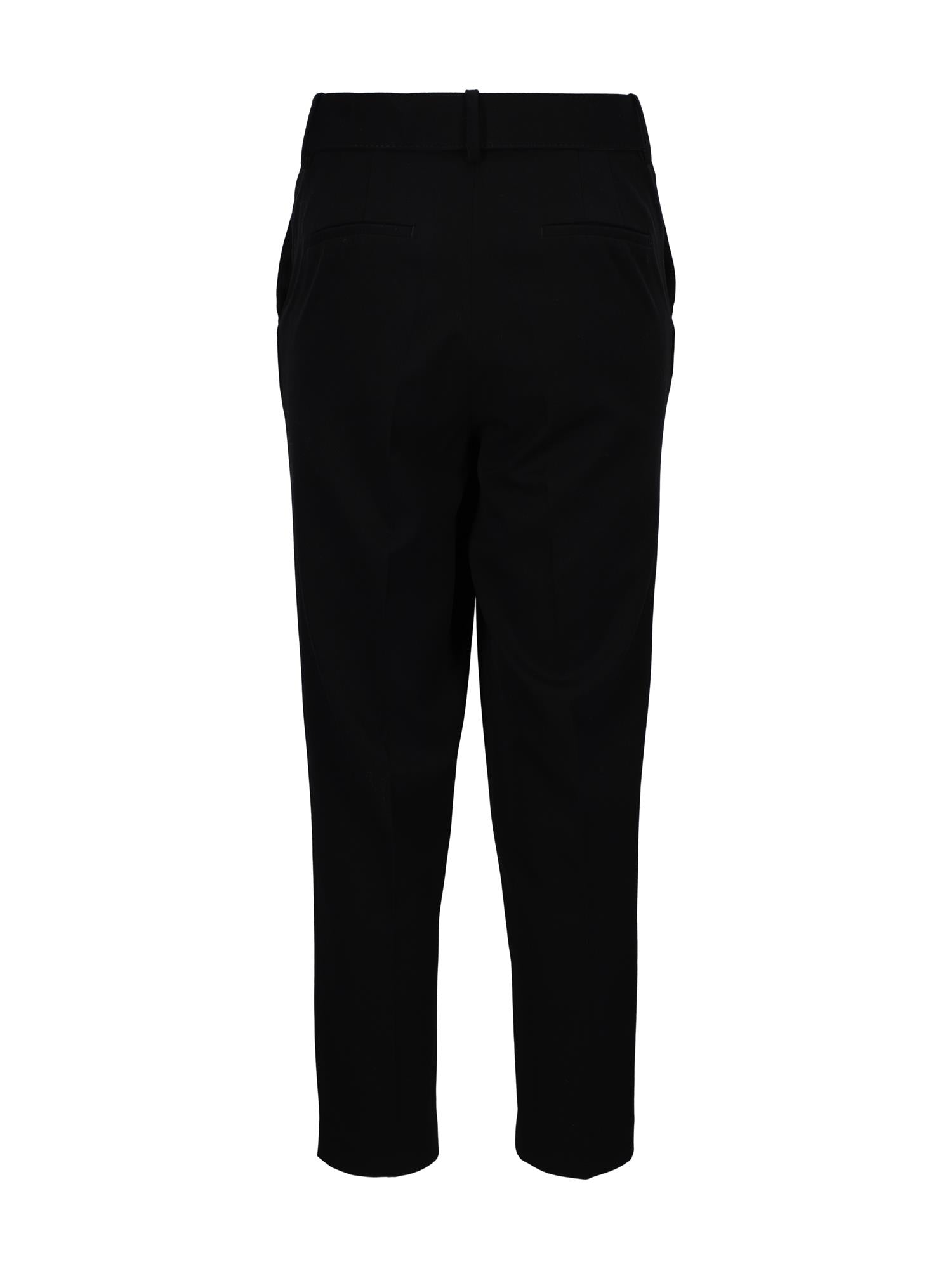 Belt tailored trouser Black