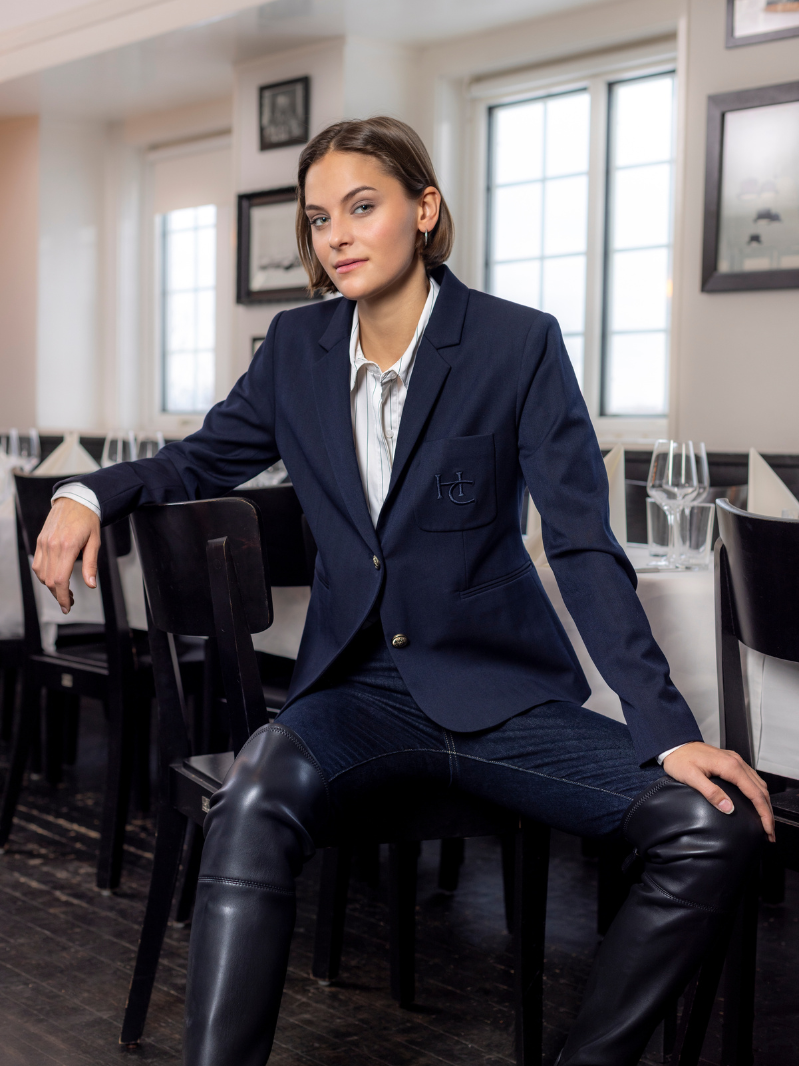 Classic logo blazer Navy