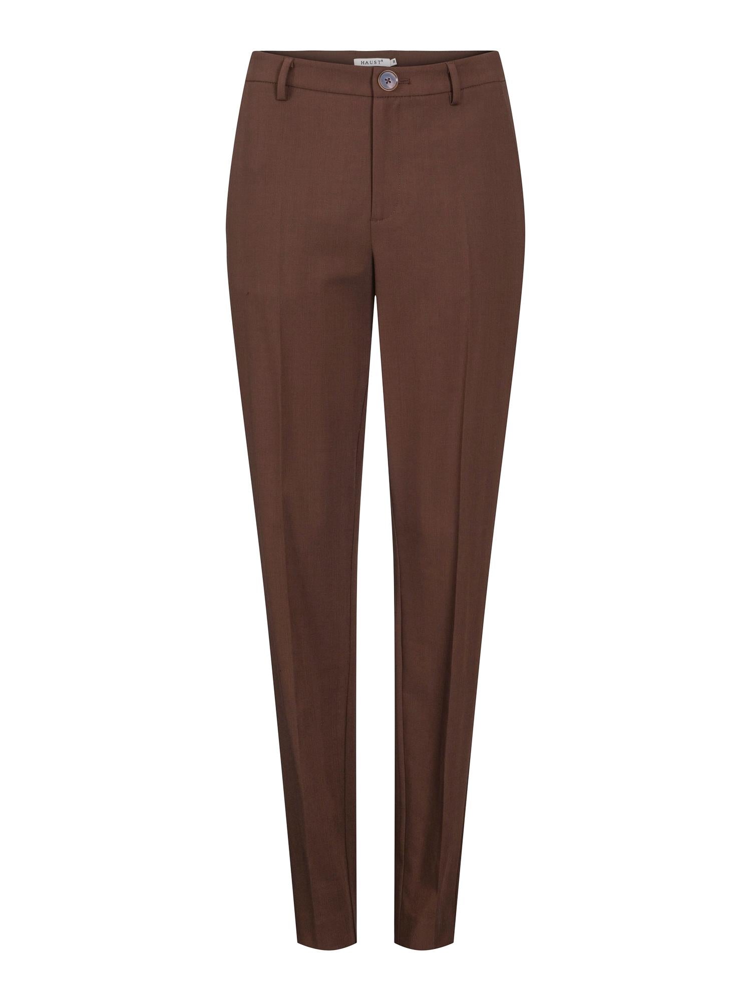 Casual tailored trouser Brunmelert